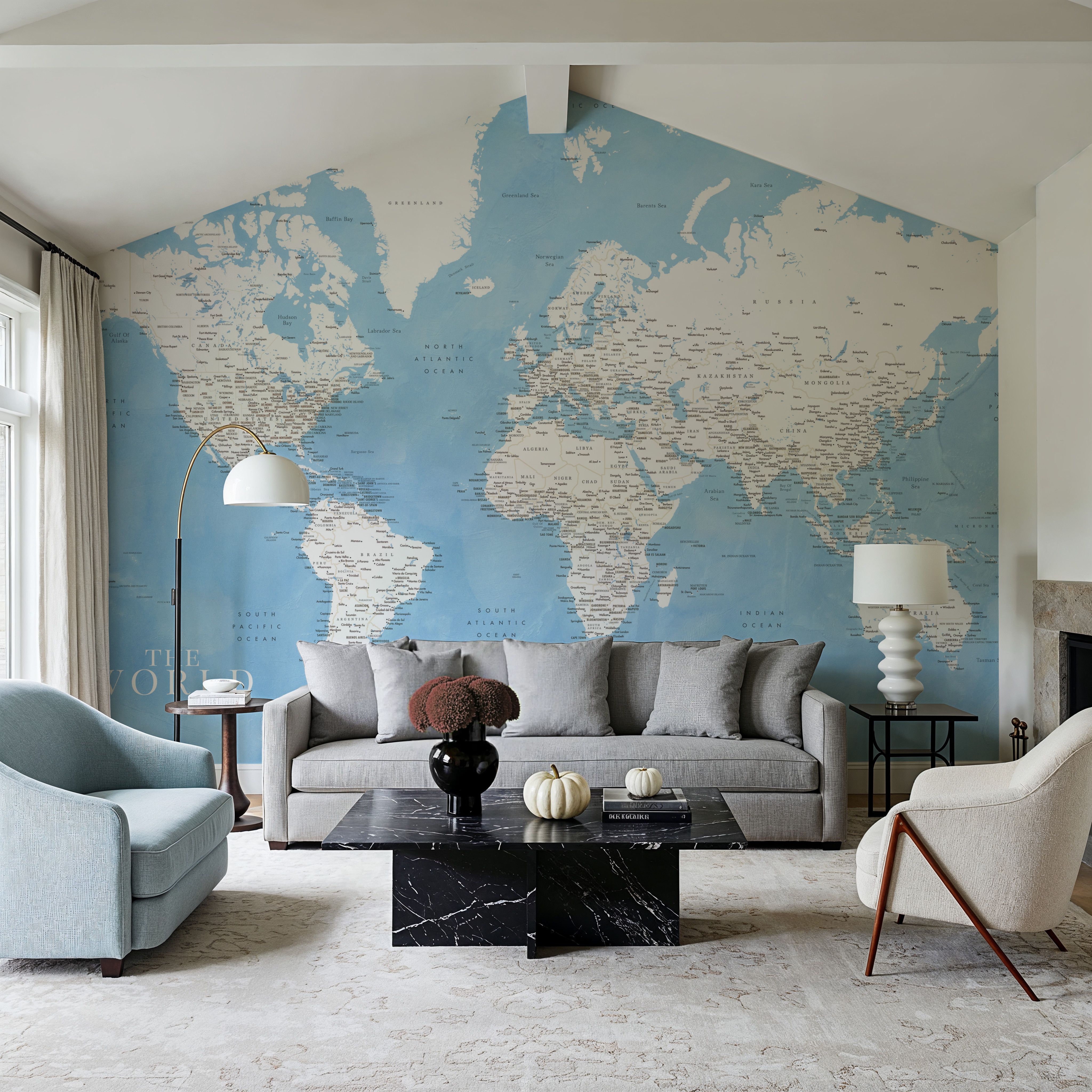 World Map Cities - Naolin