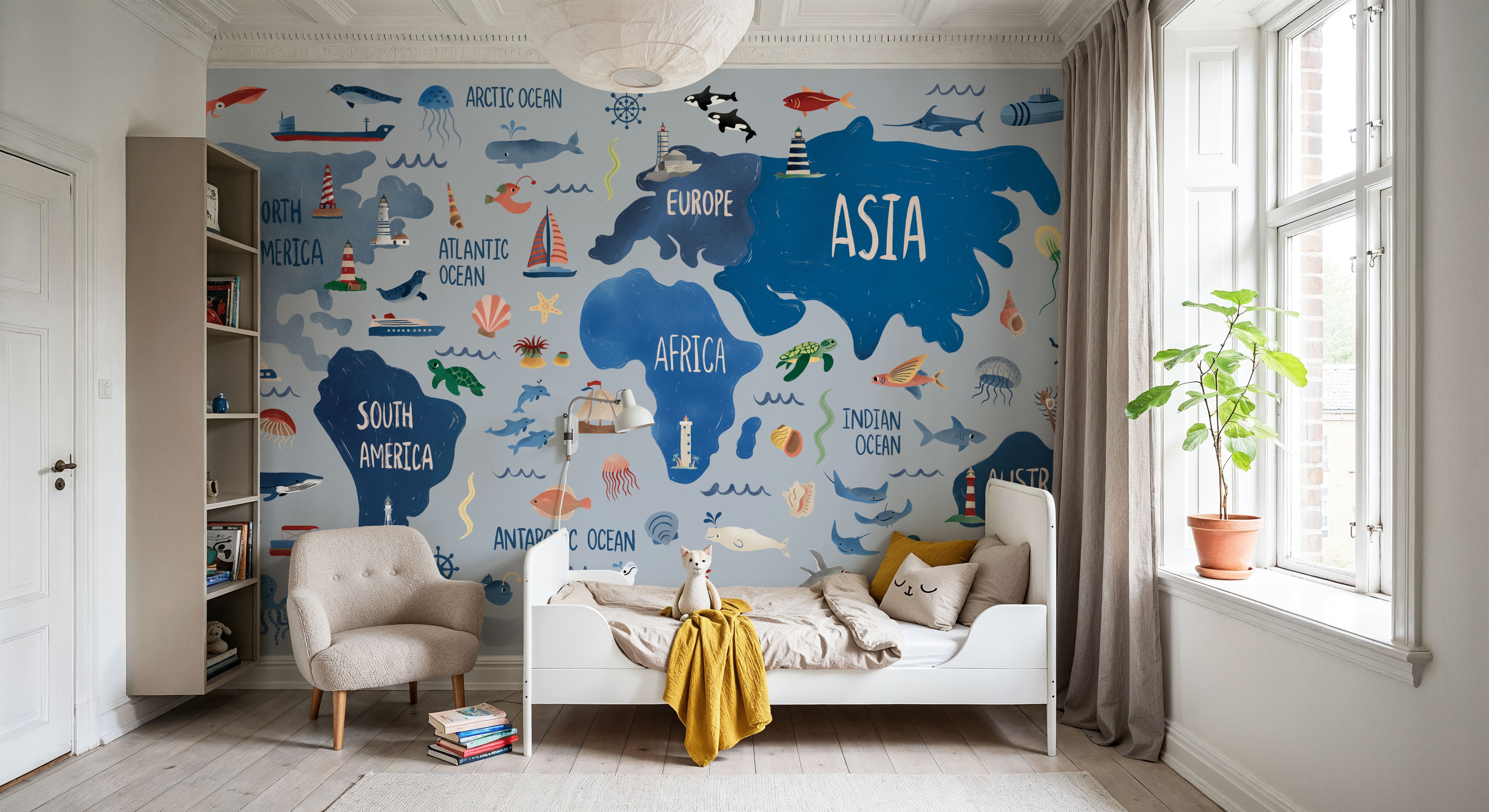 Nautical World Map