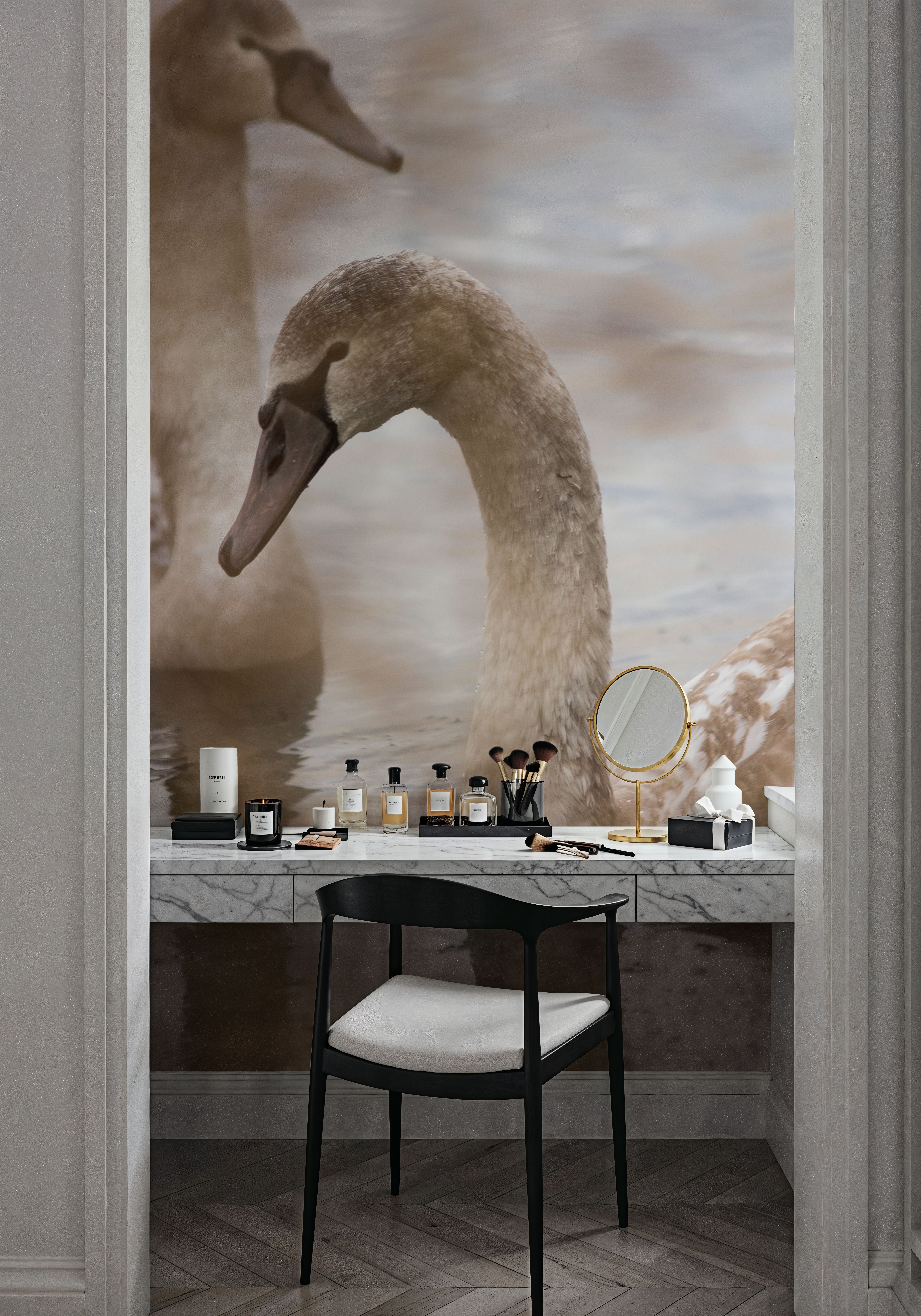 Romantic Swans