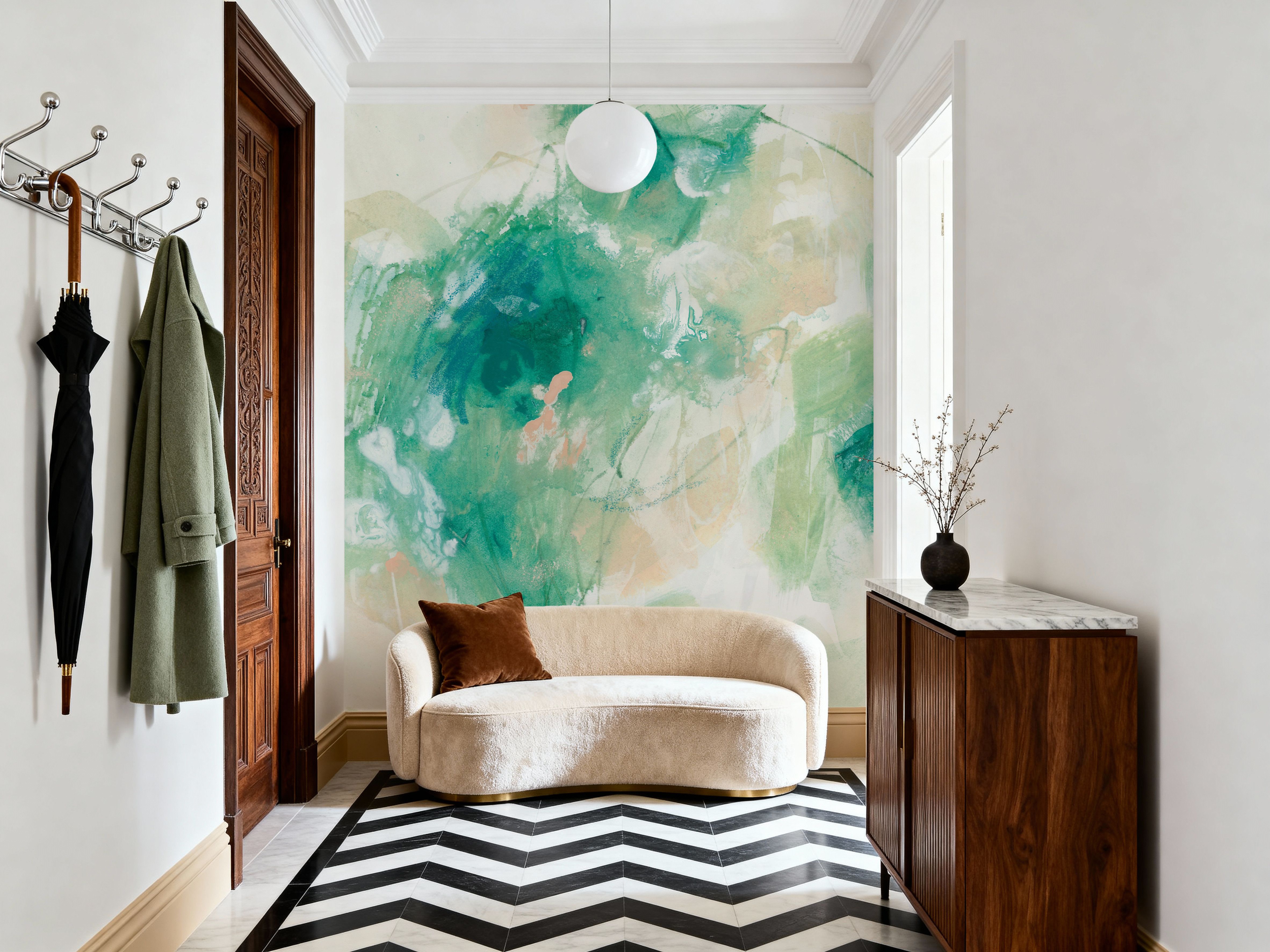 Verdigris and Melon I