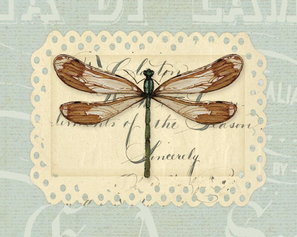 Mothers Treasure Dragonfly Stamp