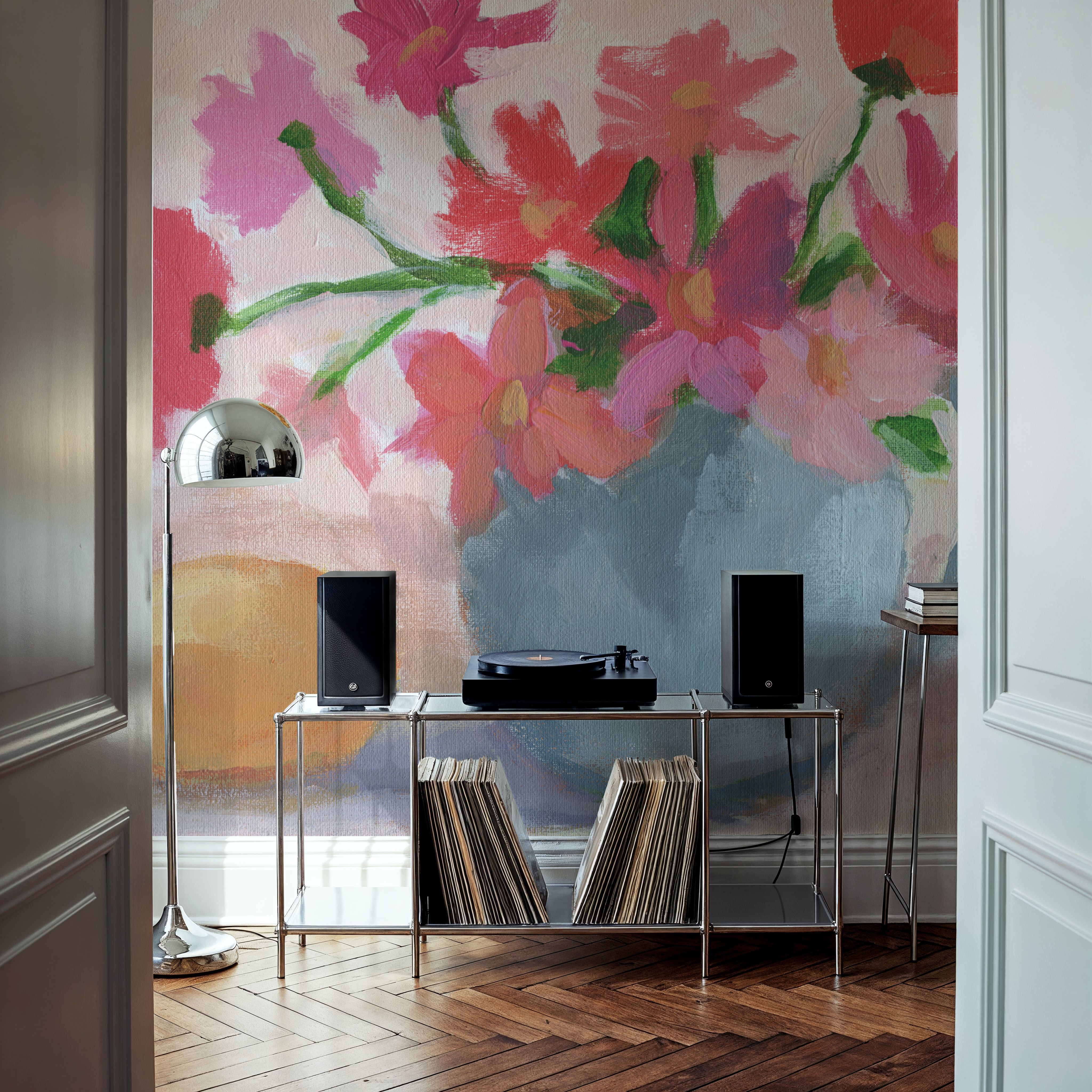 Pink Flowers with Lemon