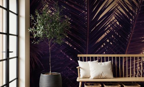 Shy Palm Leaves