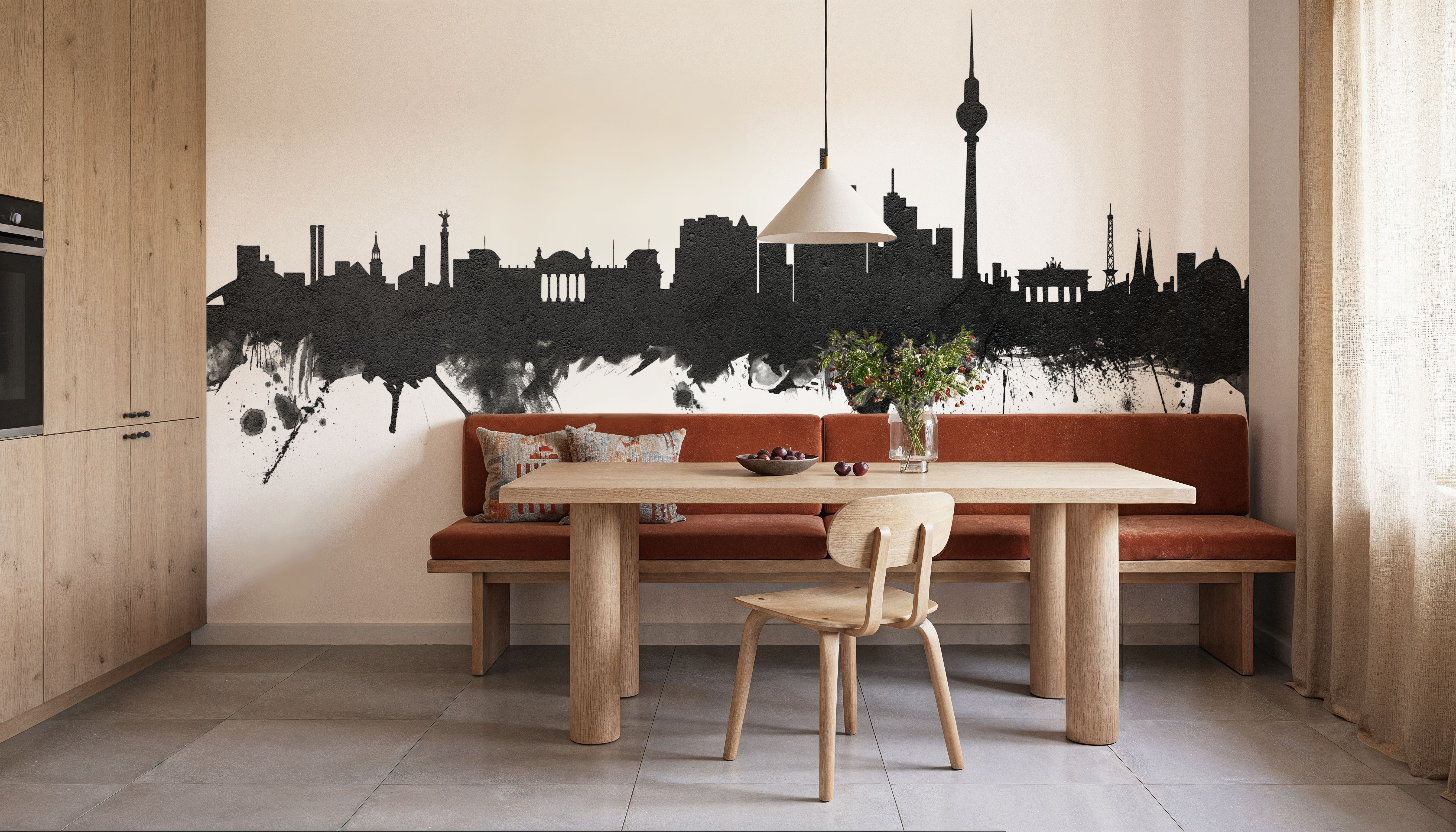 Berlin Skyline Black & White