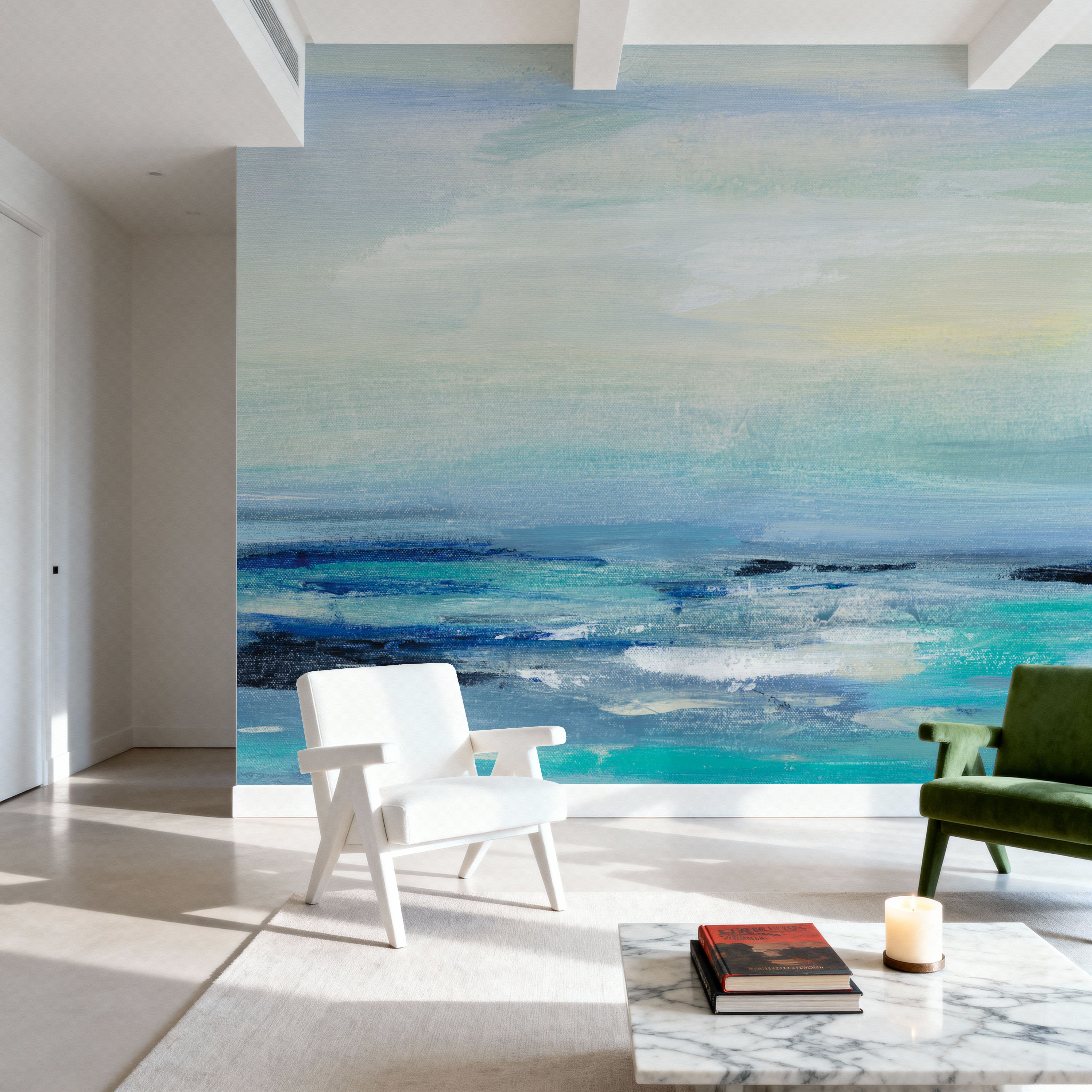 Turquoise Sea Waves II