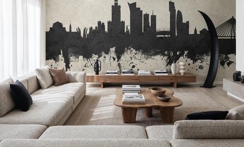 Warsaw Poland Skyline Concrete