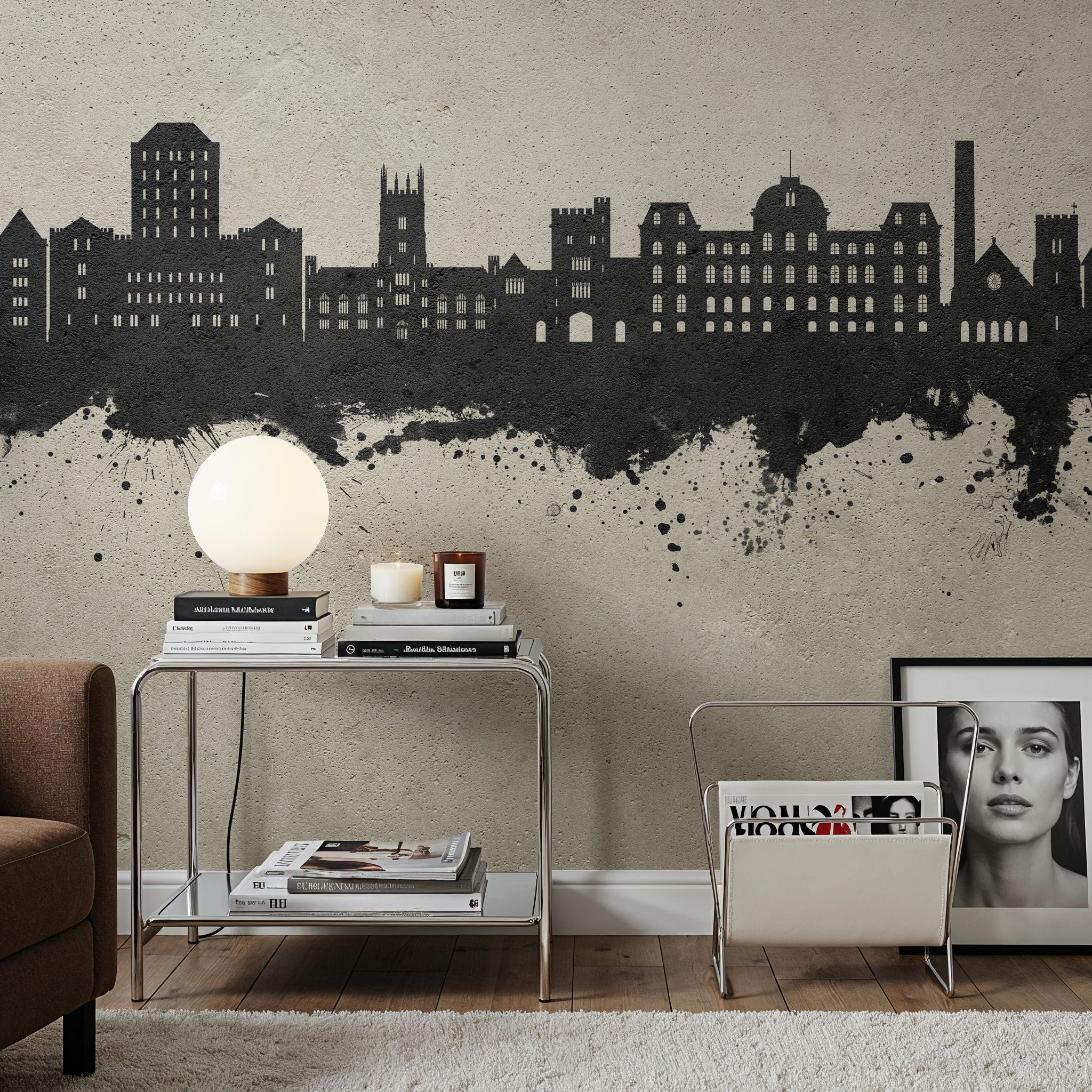 Poughkeepsie New York Skyline Concrete