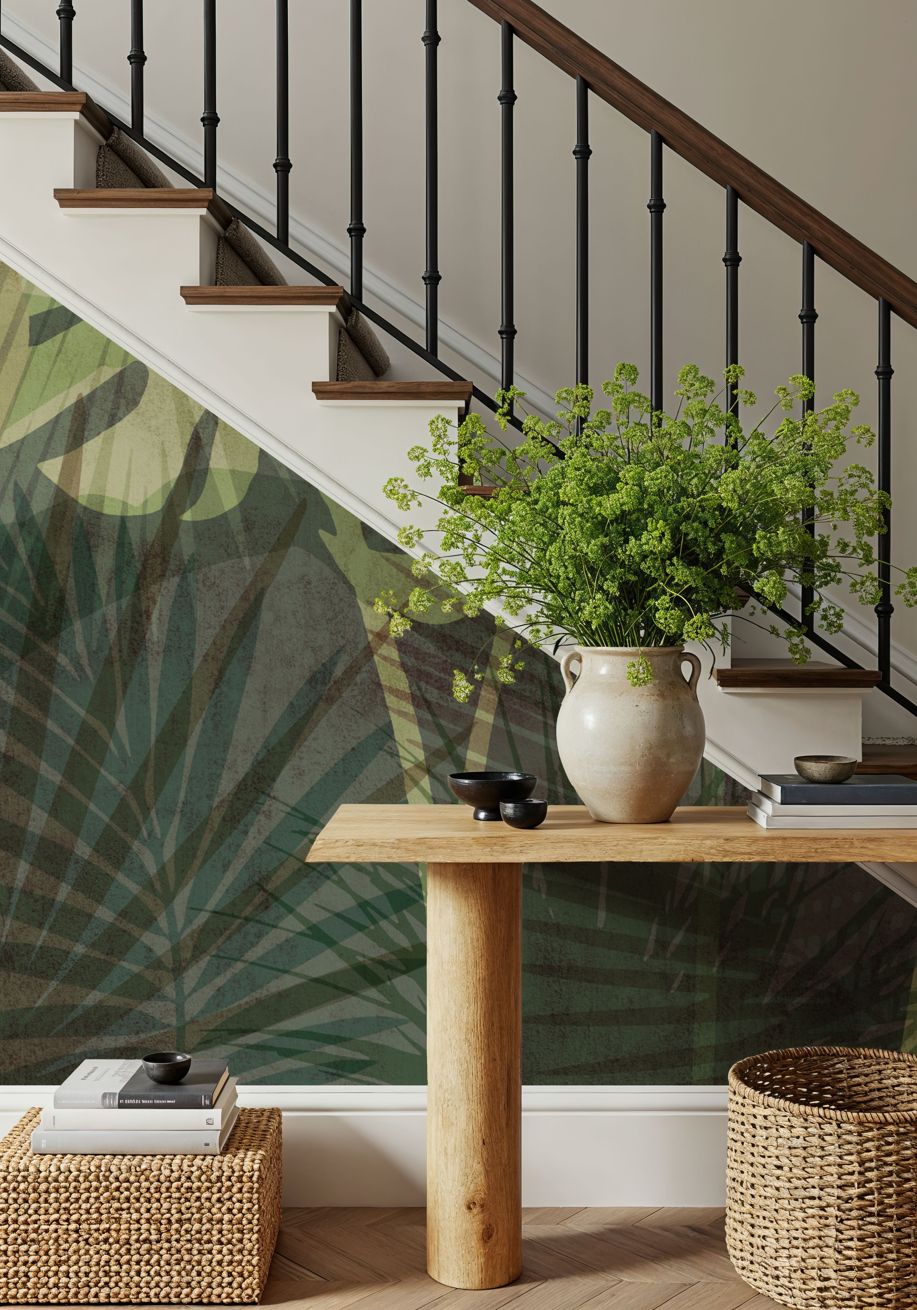 Big Monstera Leaves, Olive