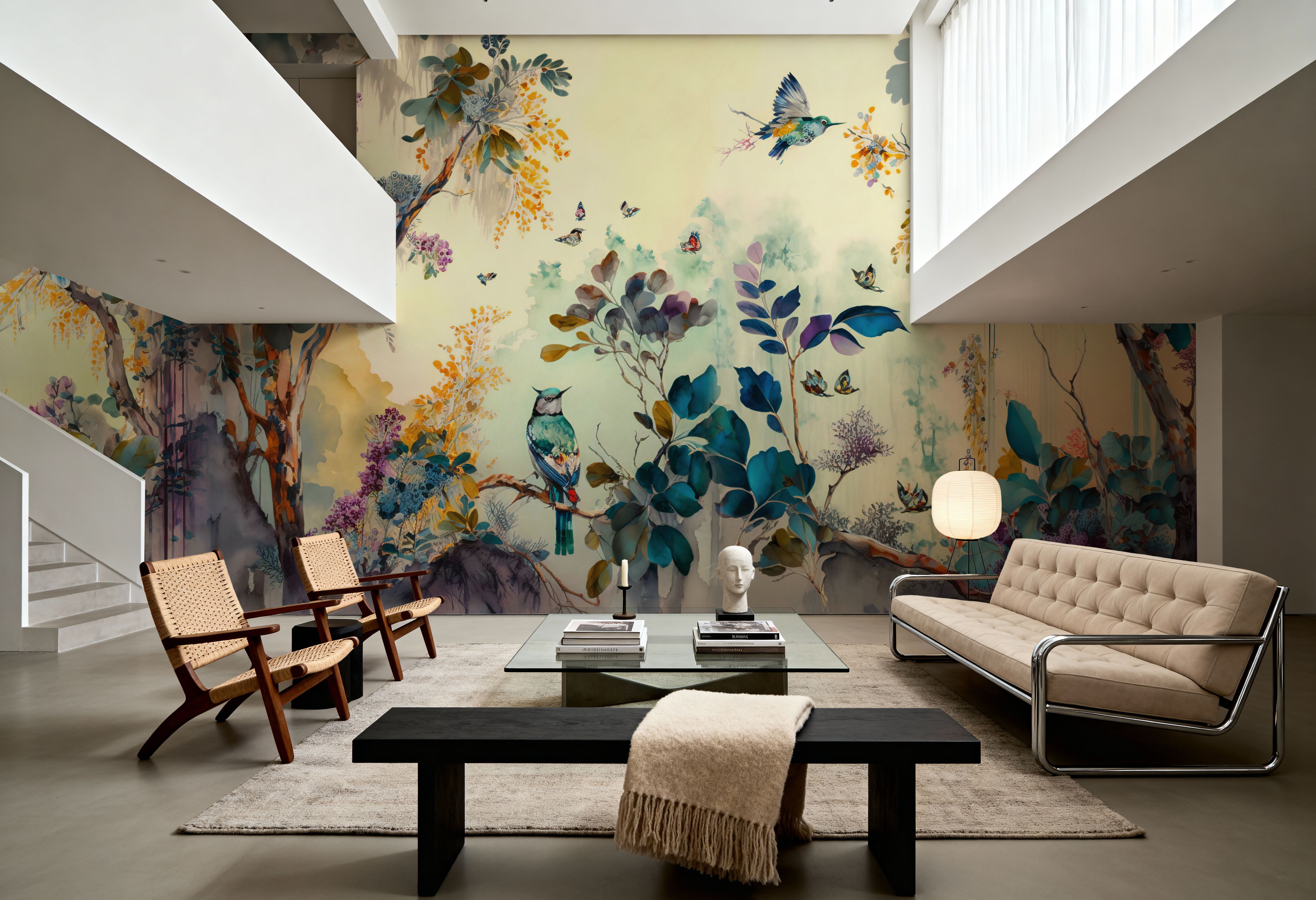 Tropical Birds, Wallpaper