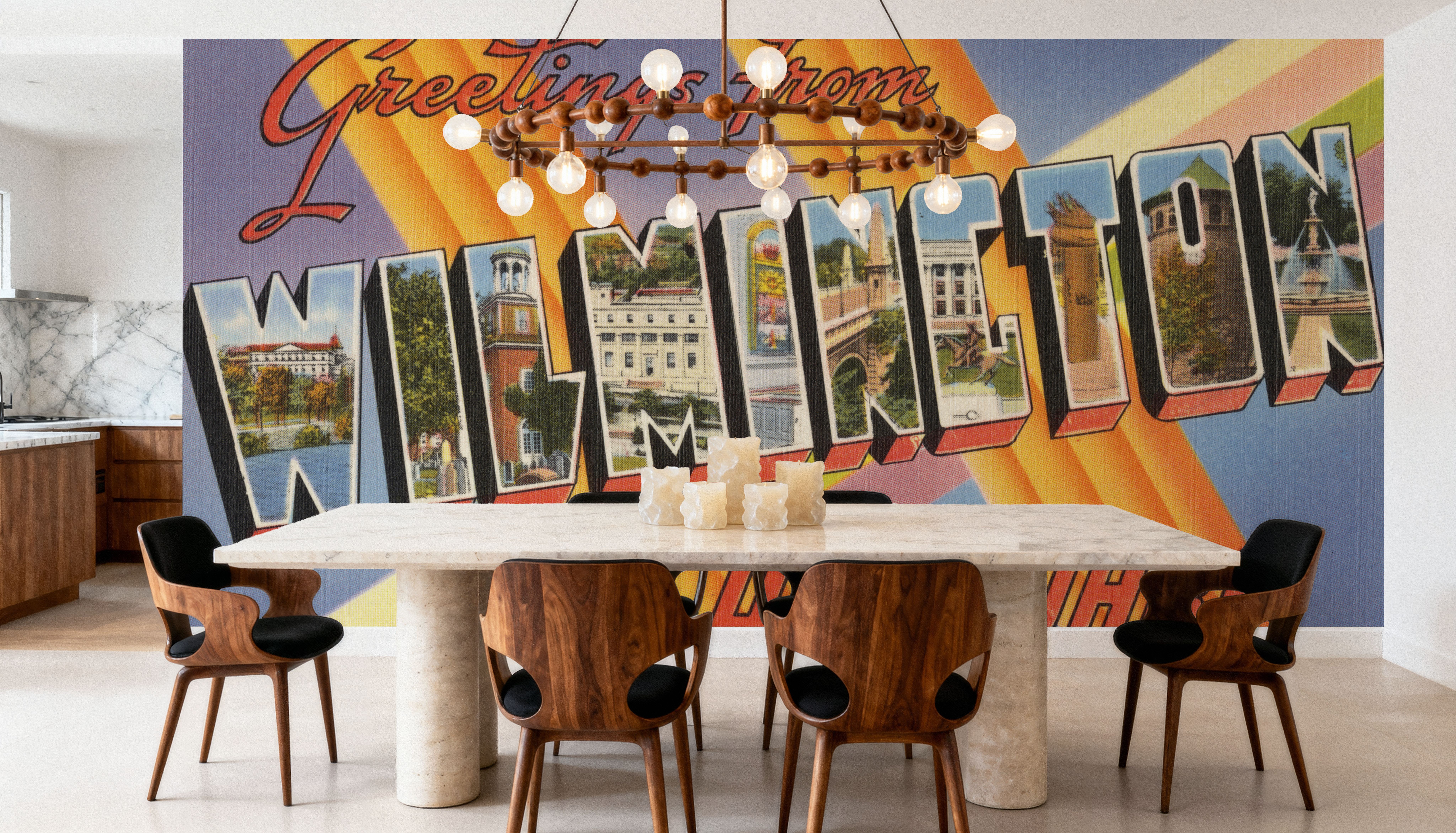 Greetings from Wilmington - Screenprint Postcard