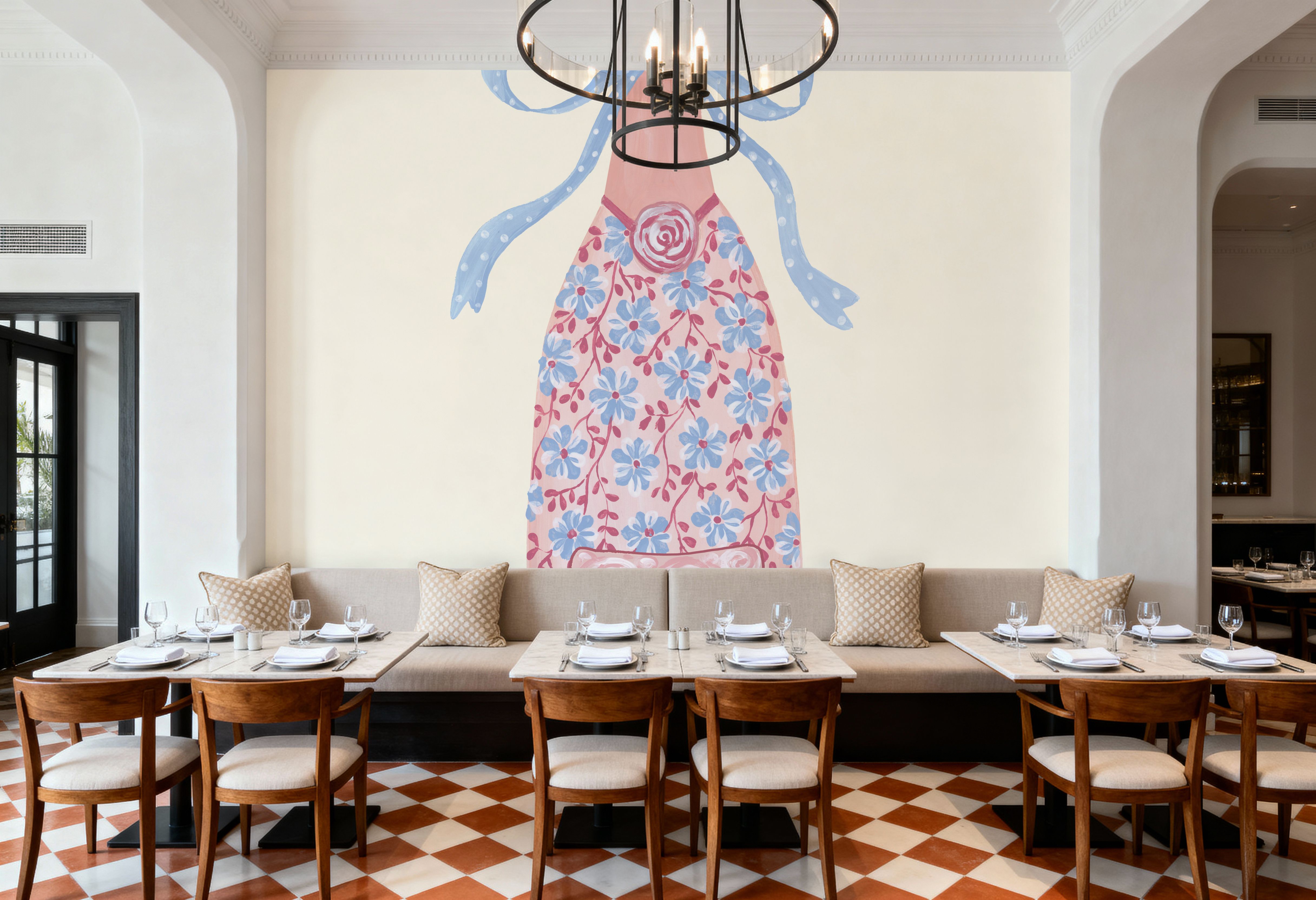 Coquette Champagne, Wallpaper