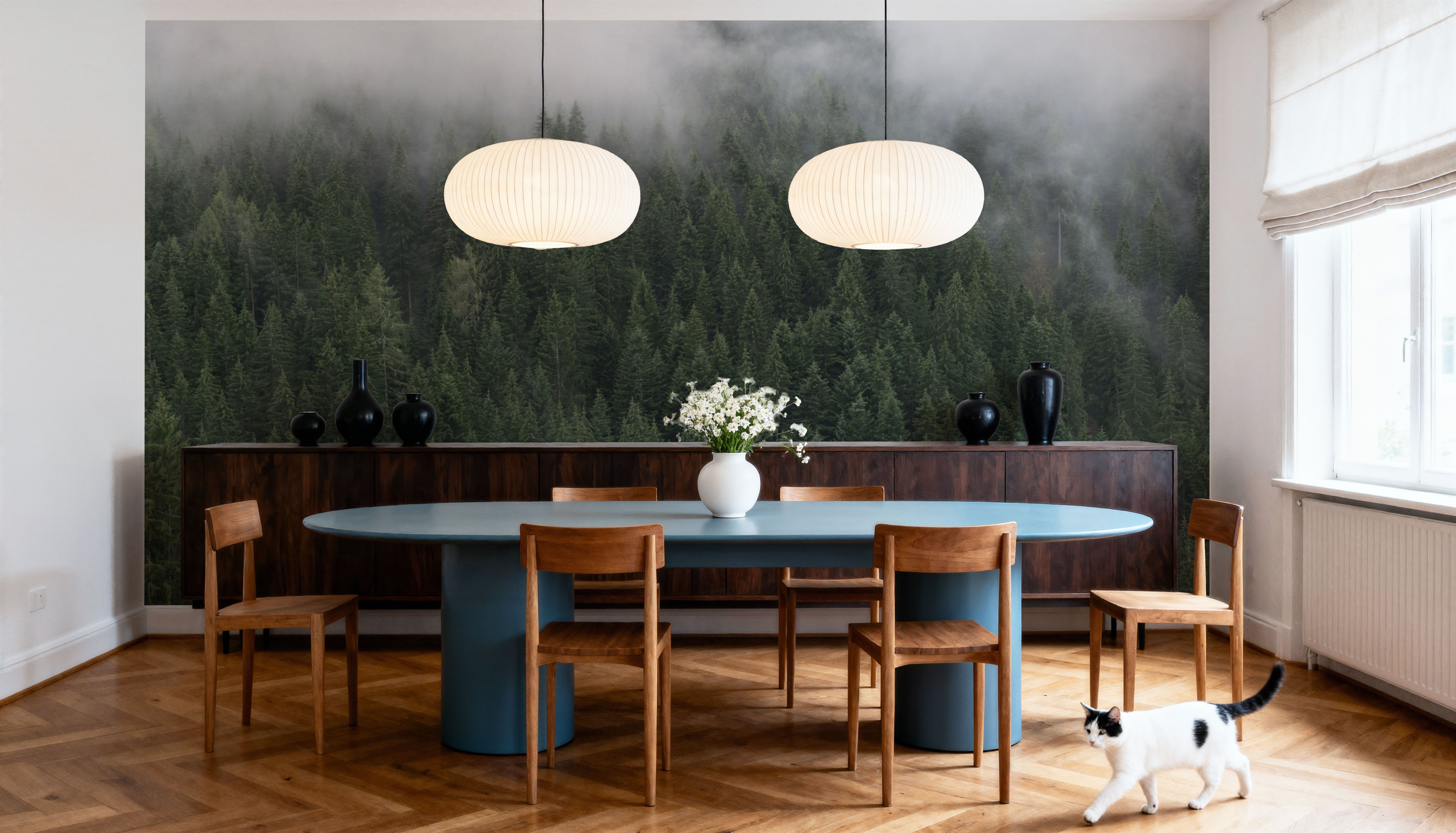 Foggy Treetops