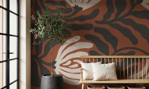 Simple Petals I Brown