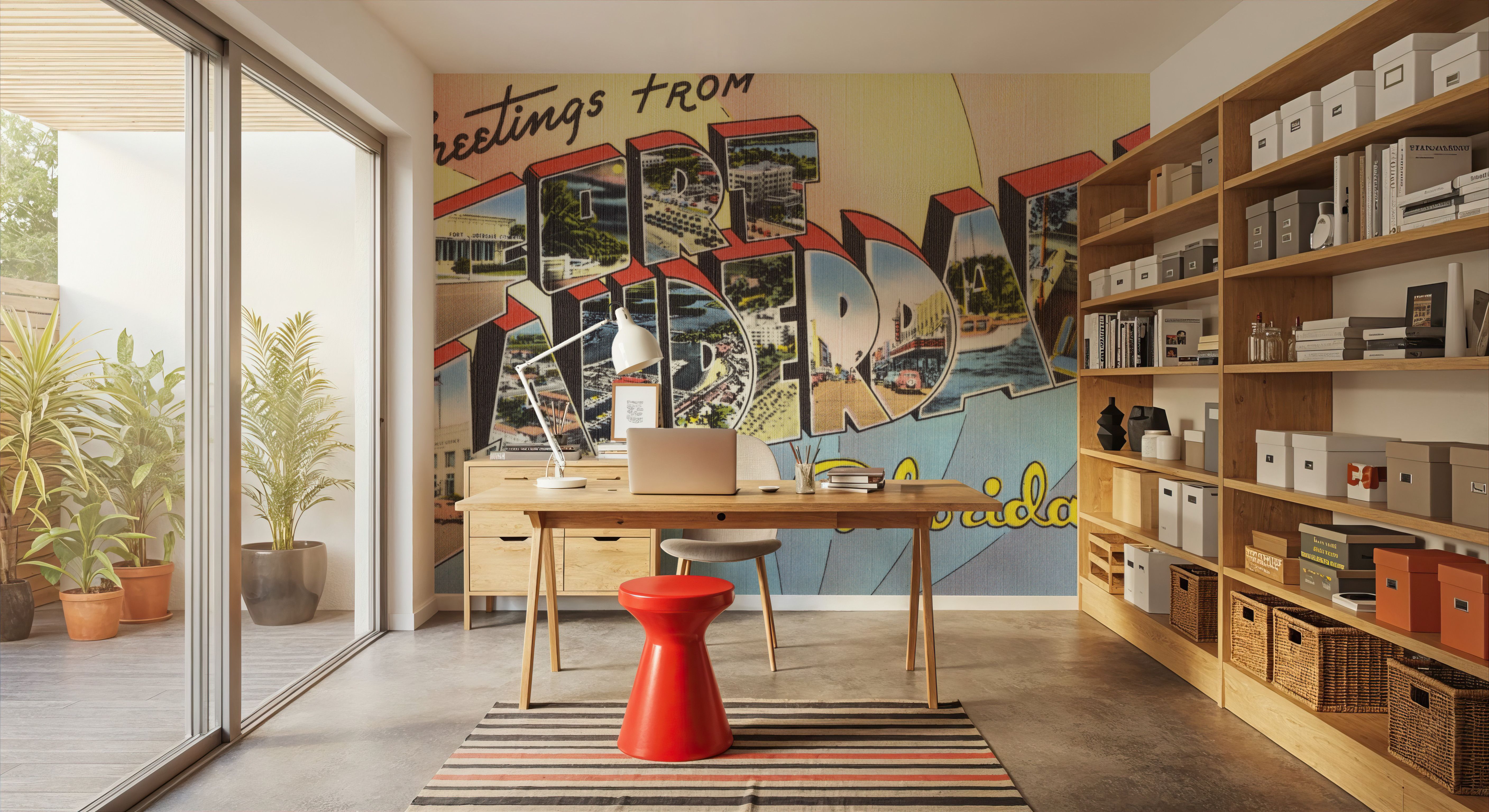 Greetings from Fort Lauderdale - Screenprint Postcard