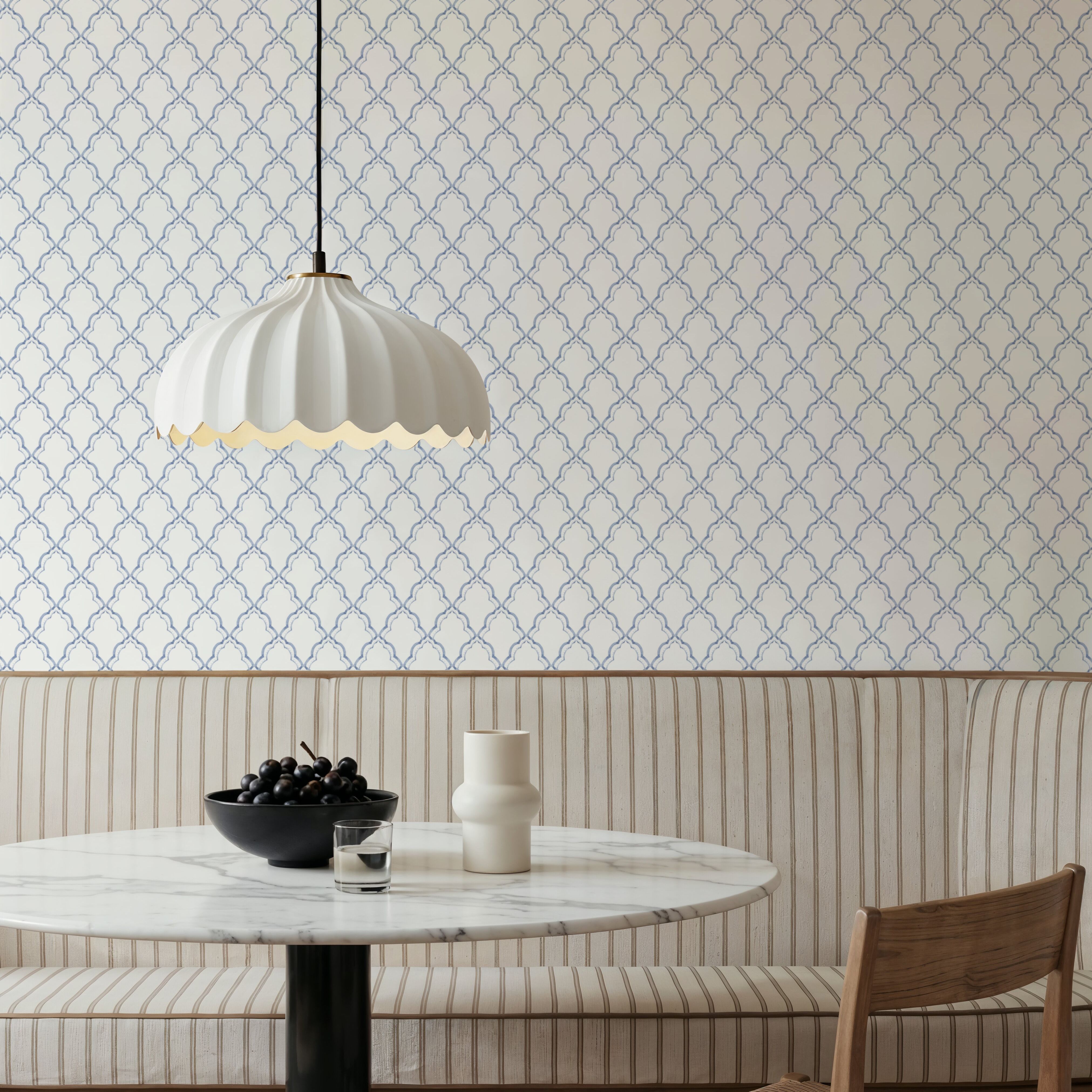 Medallion Trellis, Blueberry