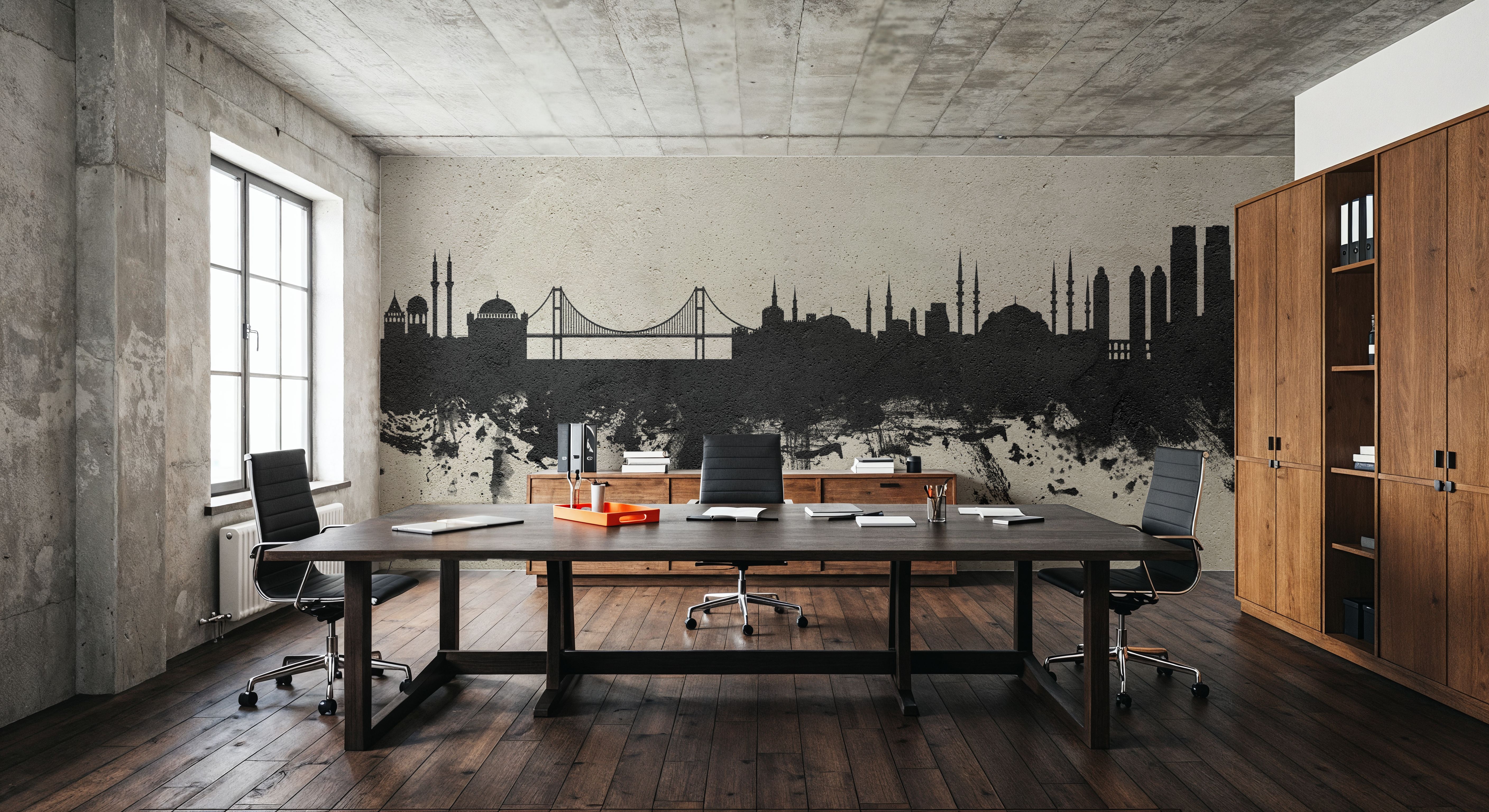 Istanbul Turkey Skyline Concrete