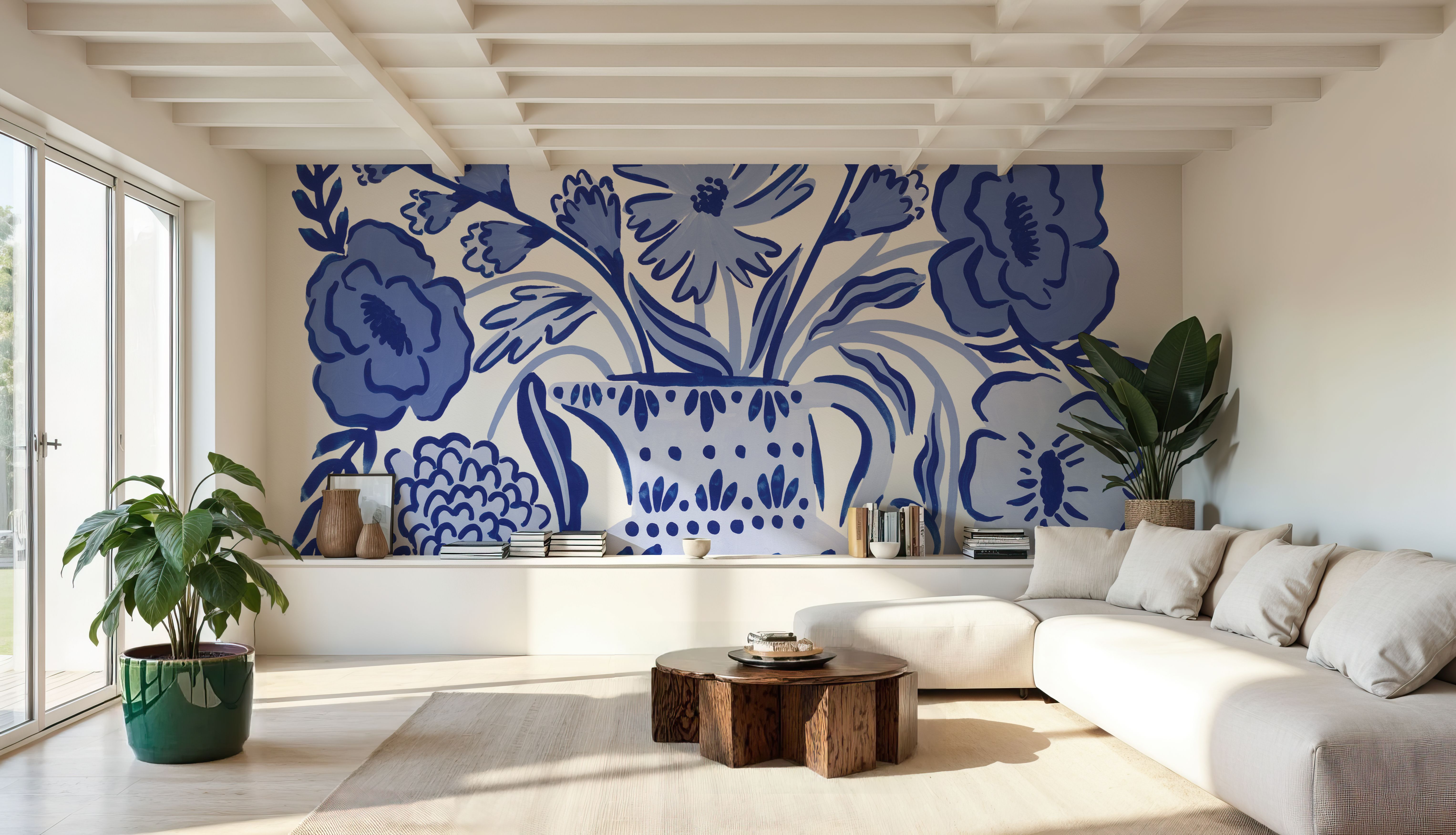 Blue Reverie II, Wallpaper