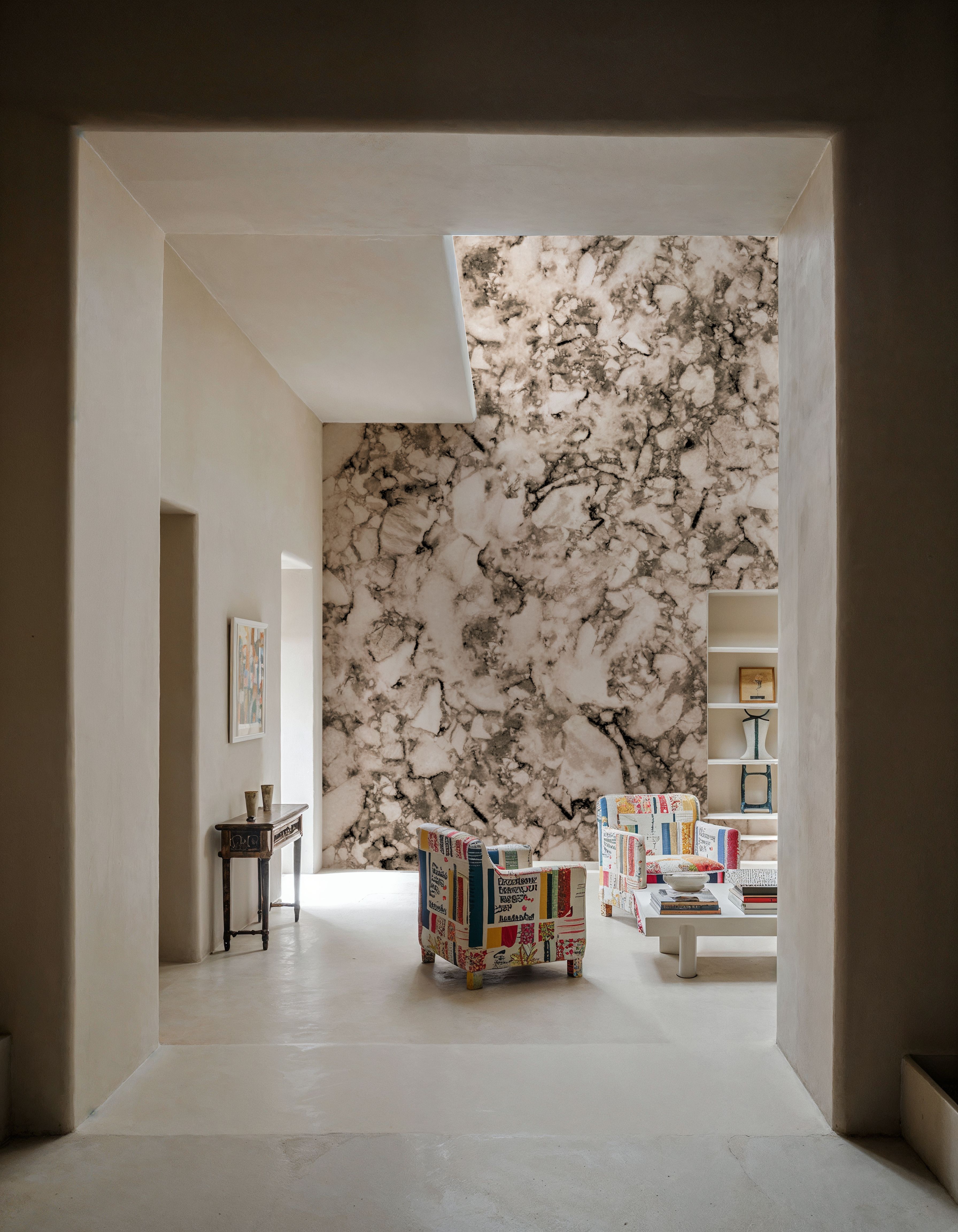 Statement Marble, Beige