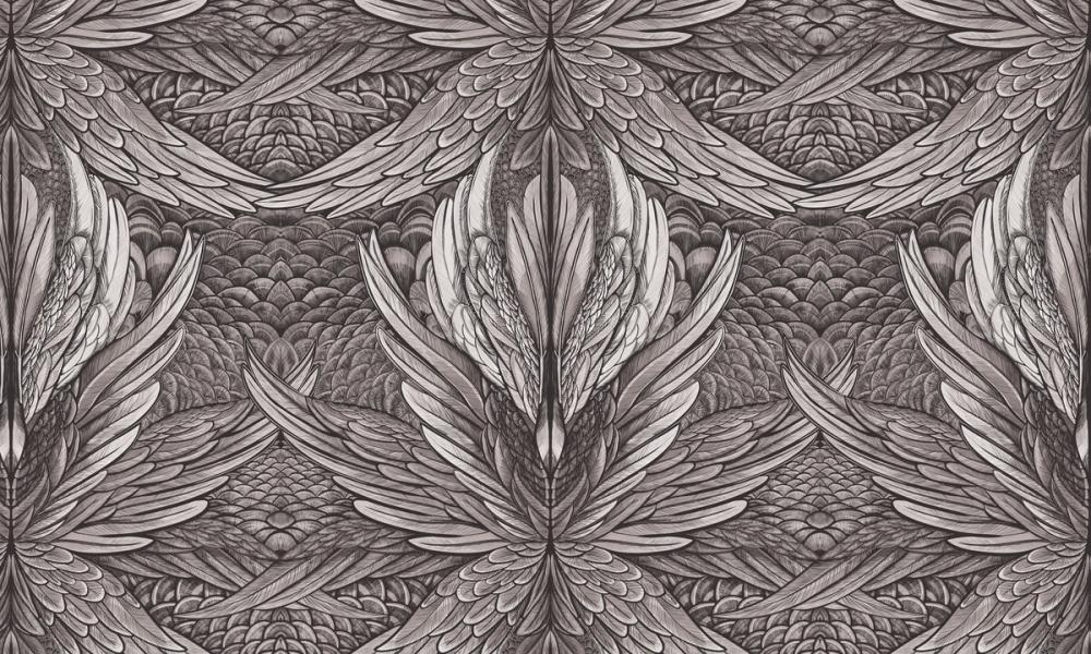 Irridescent Black&White