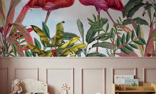 Shy Flamingos Sky