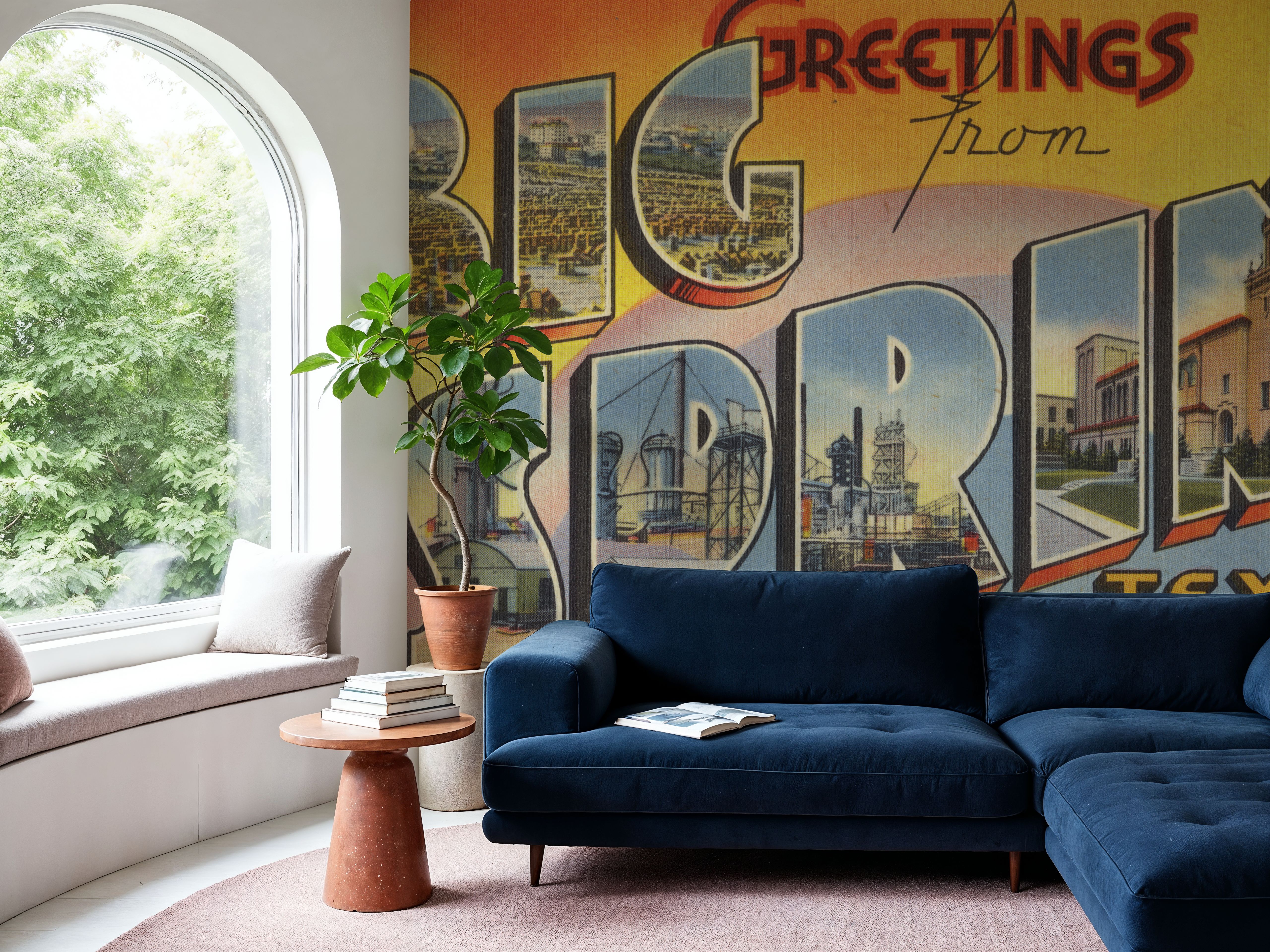 Greetings from Big Spring - Screenprint Postcard