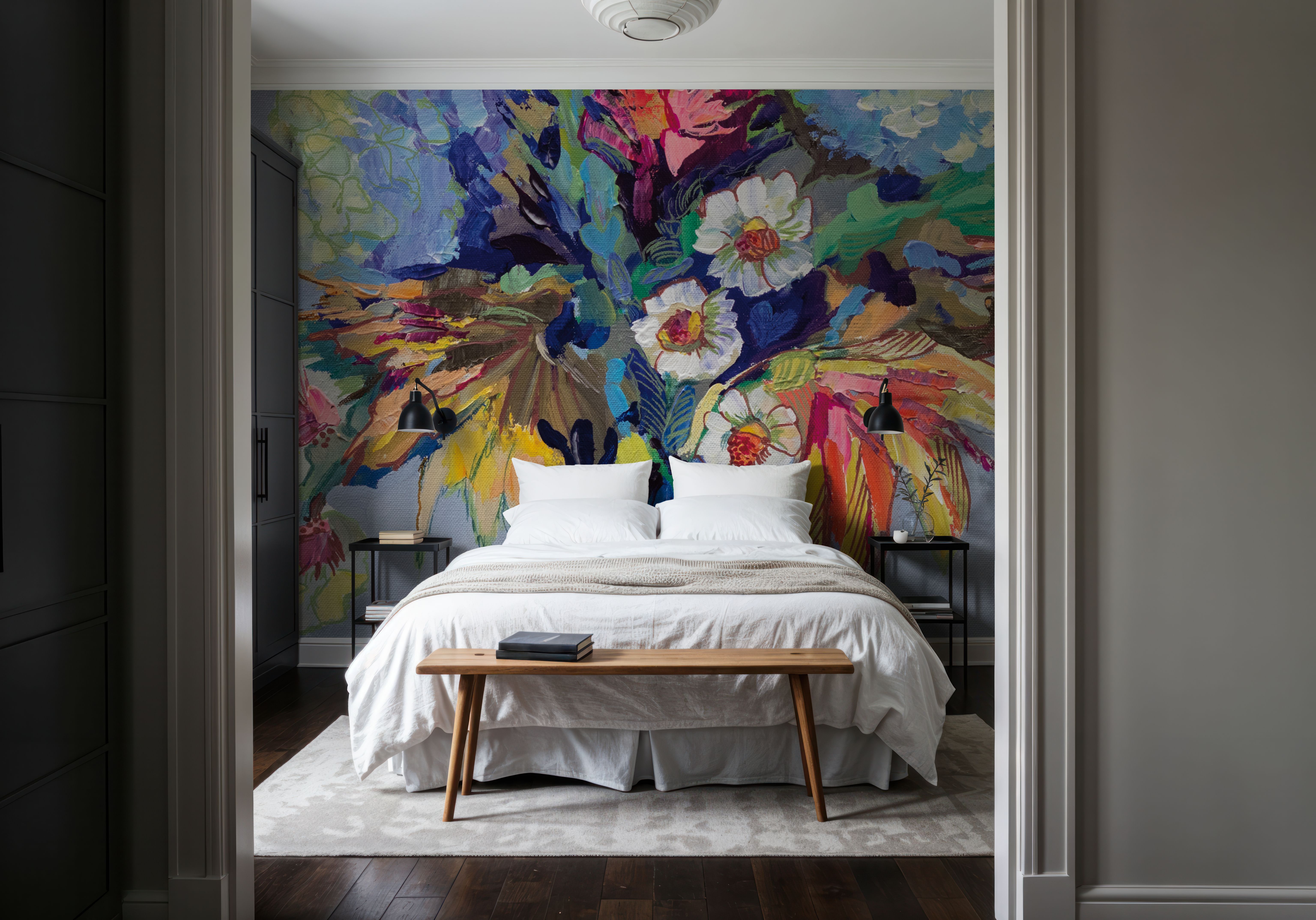 Garden Joy, Papier peint