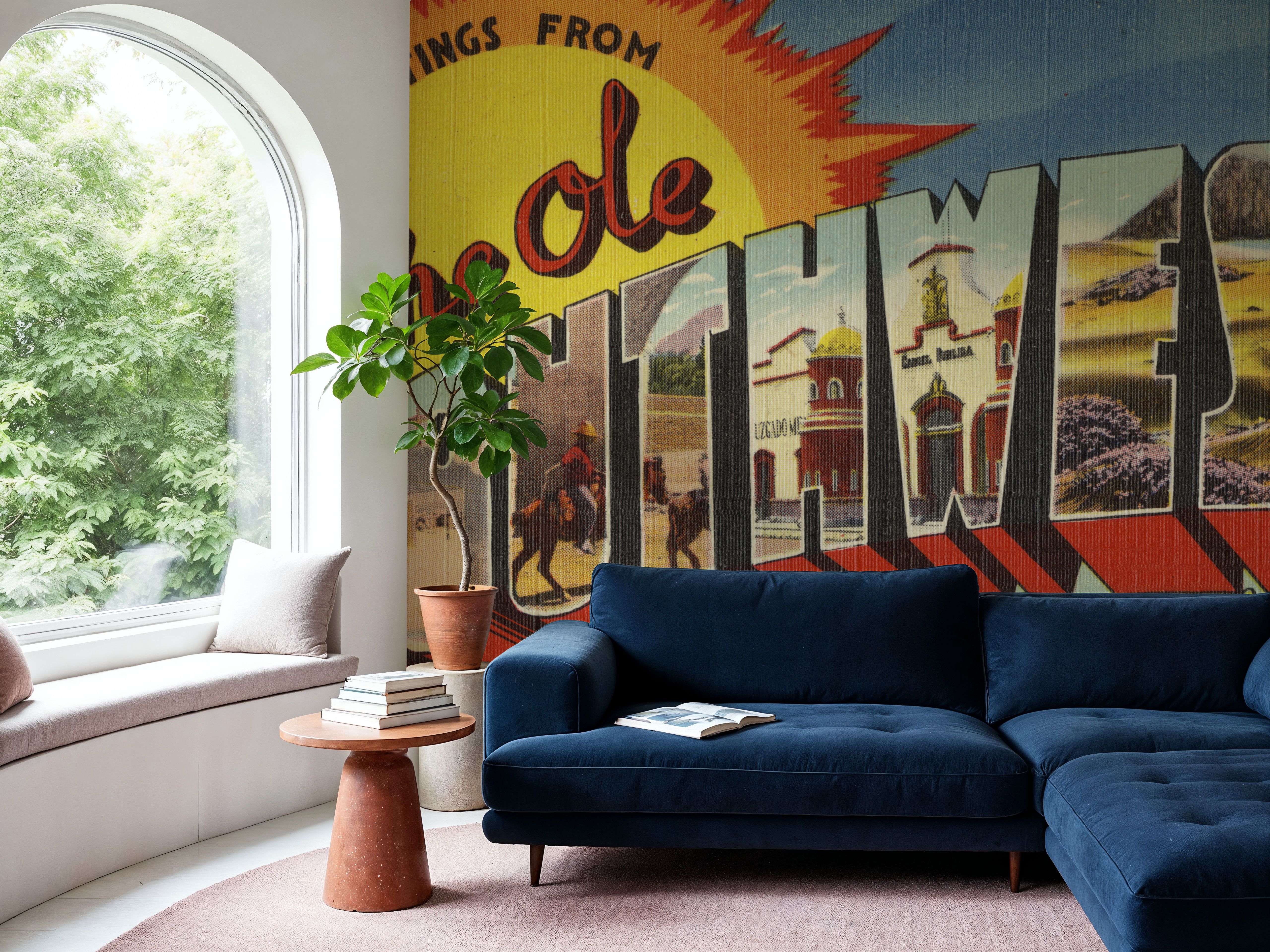 Greetings from the Ole Southwest - Screenprint Postcard