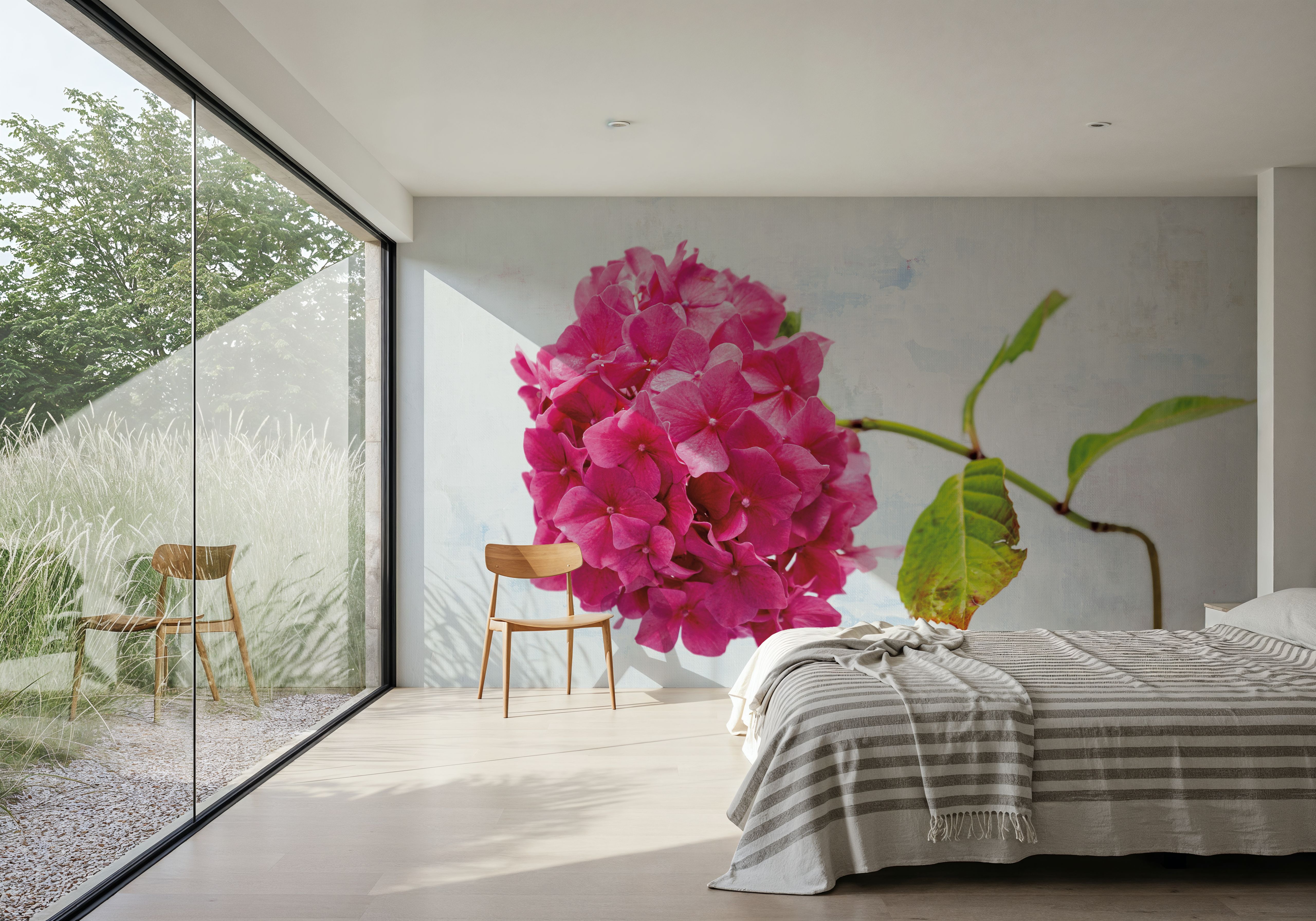 Bright Pink Hydrangea