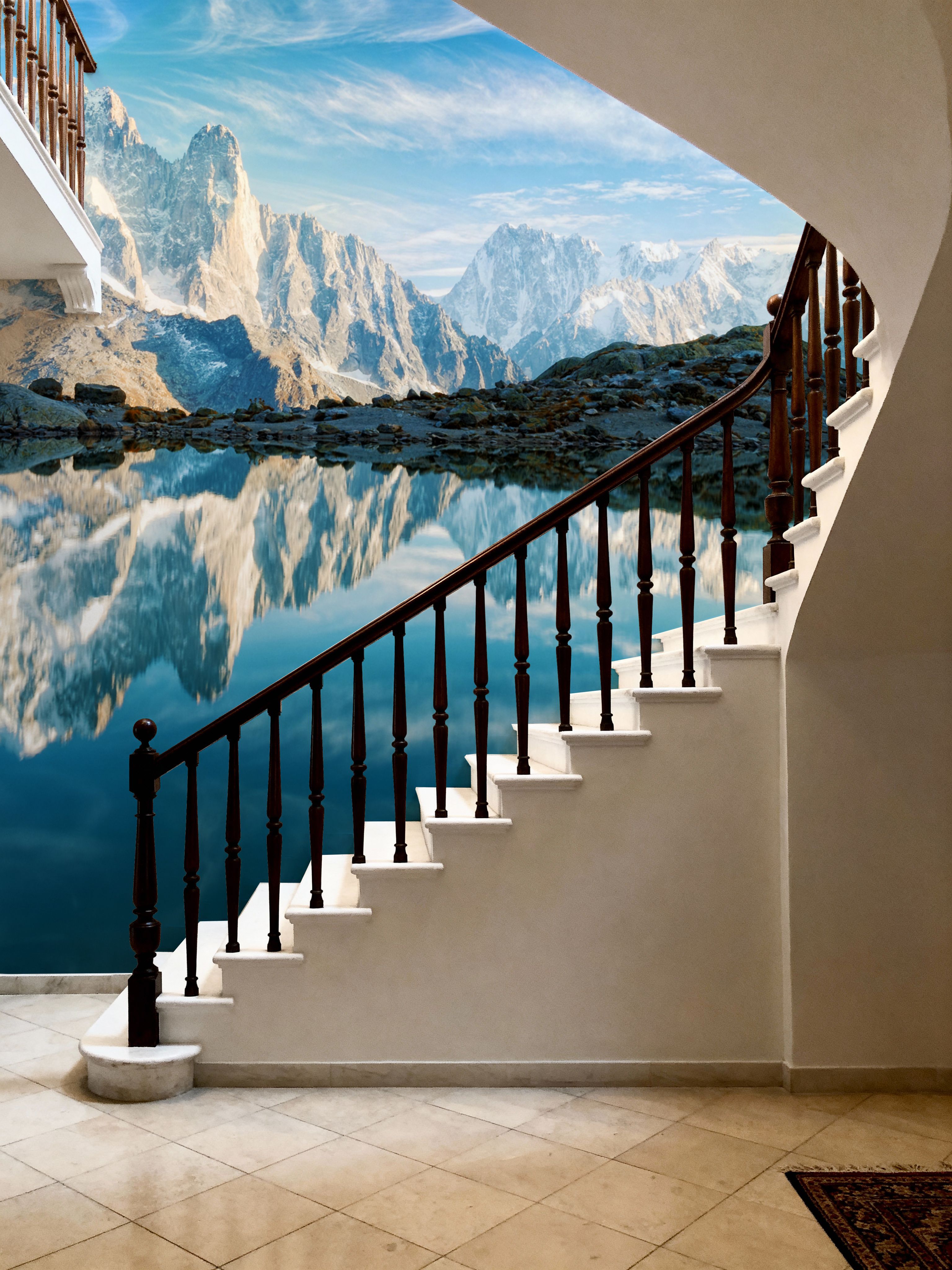 Sunny day on Lac Blanc