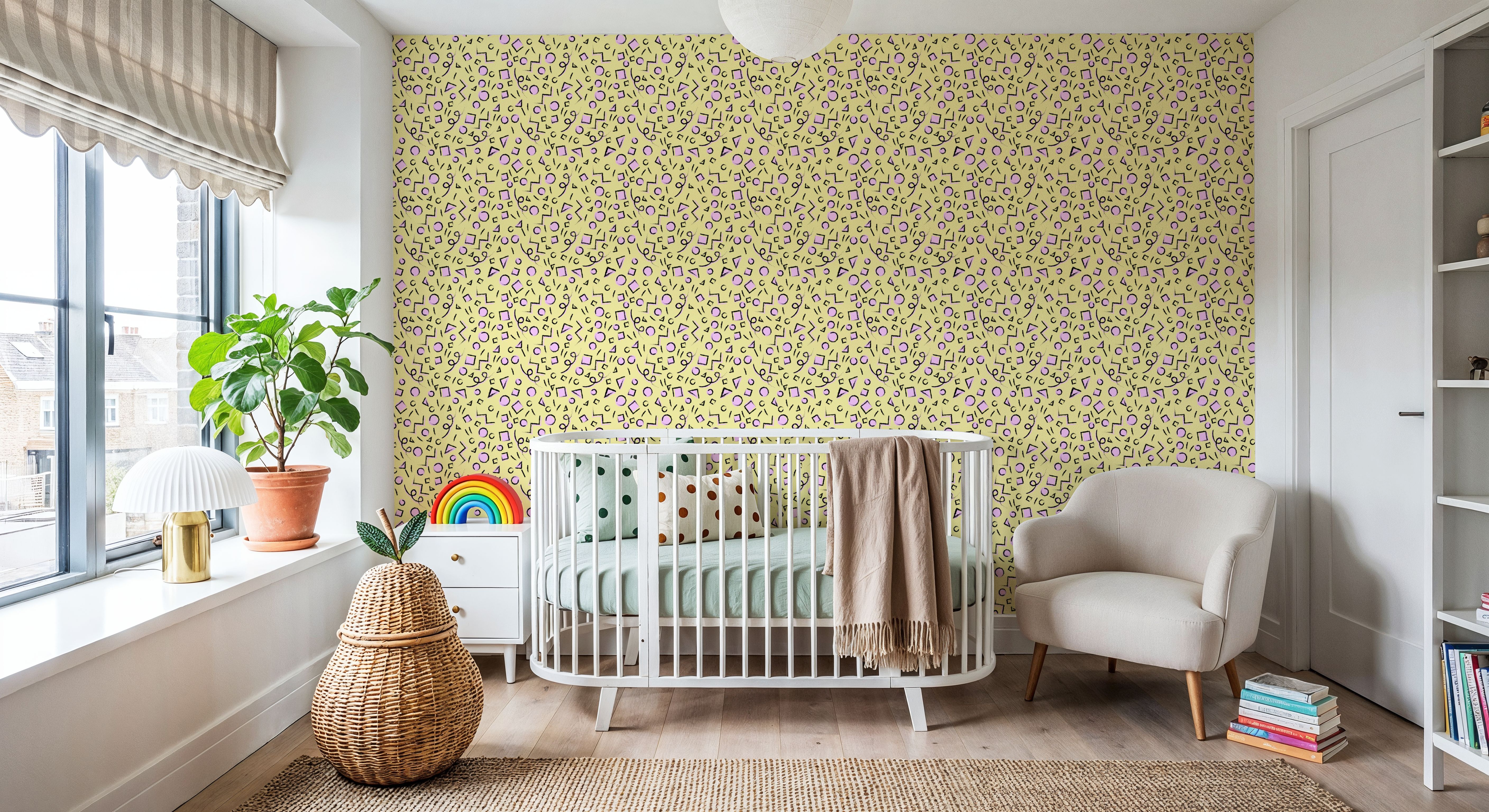 90's Confetti, Parchment Yellow