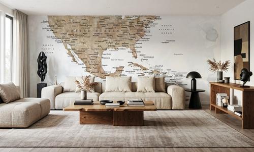 US Mexico Caribbean Map - Abey Wash