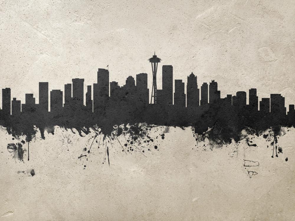 Seattle Skyline Concrete