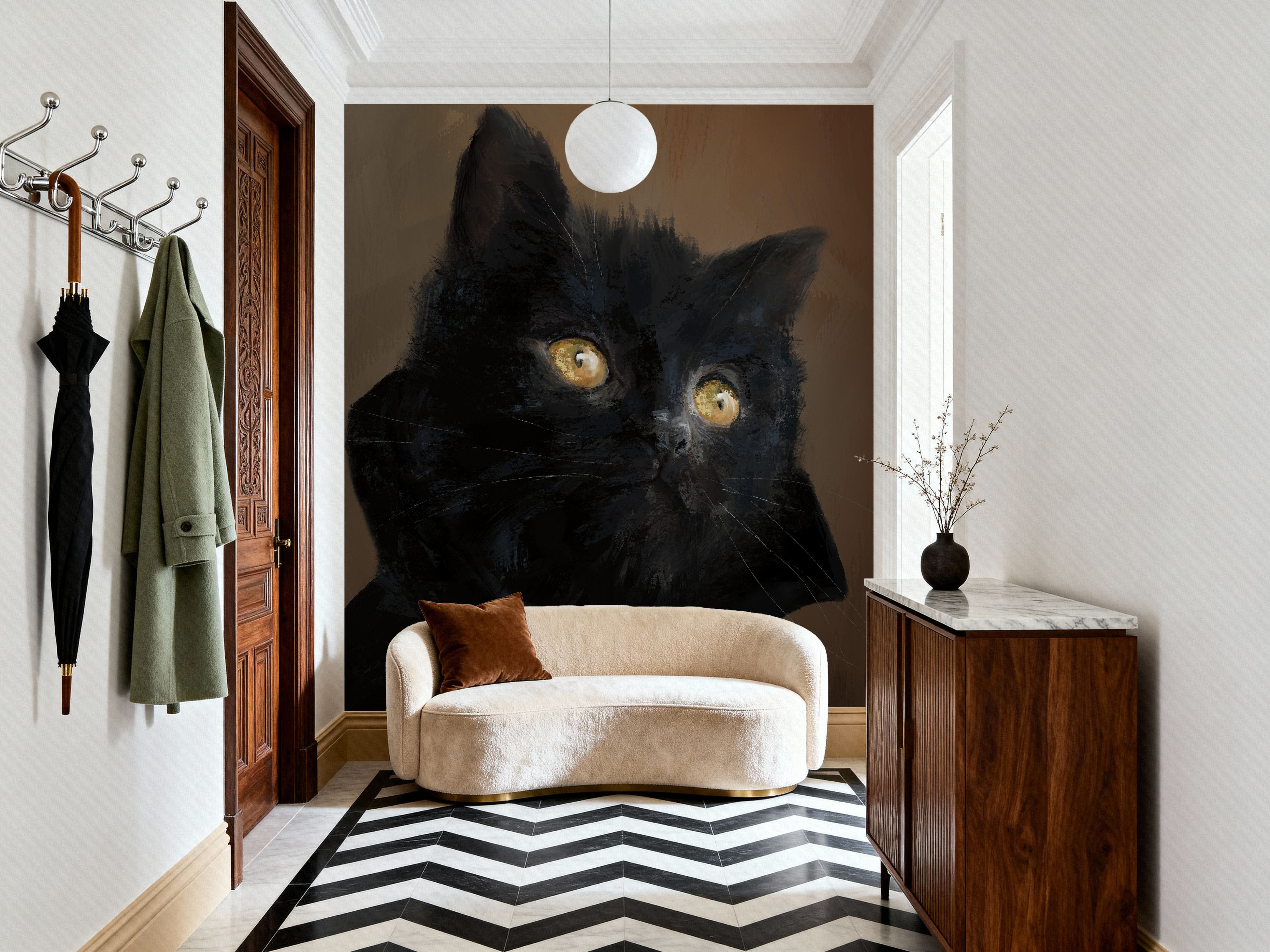 Black Cat Portrait
