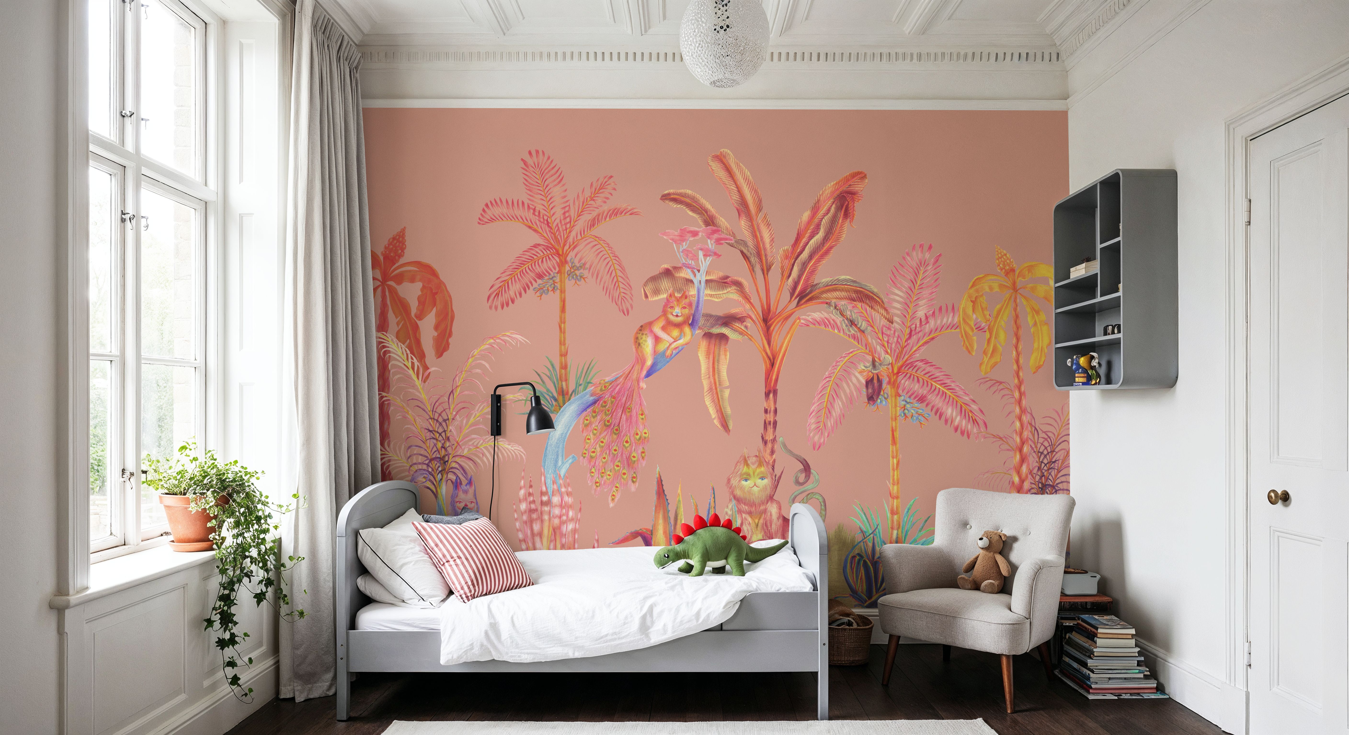 Colorful Jungle, Peach