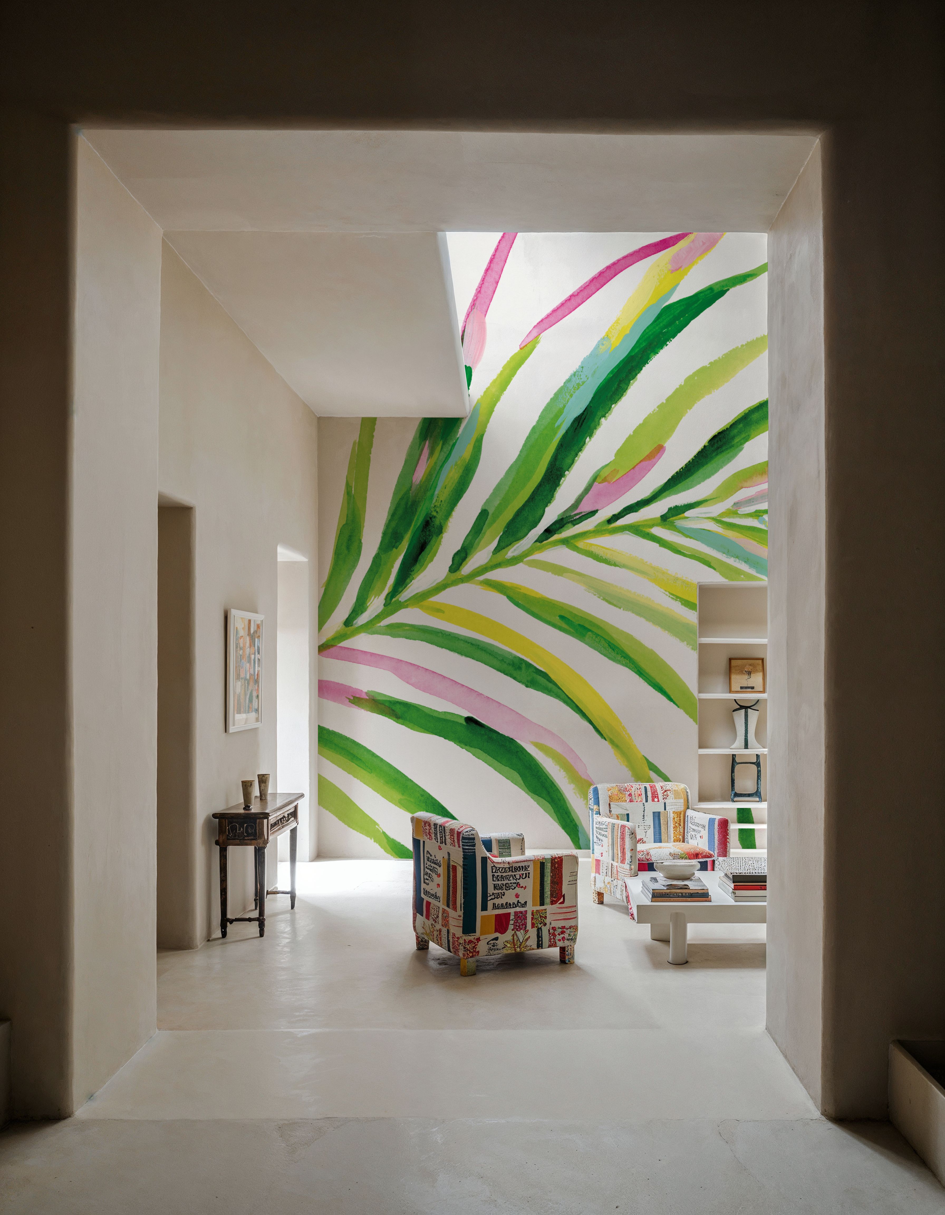 Colorful Tropical Leaf II