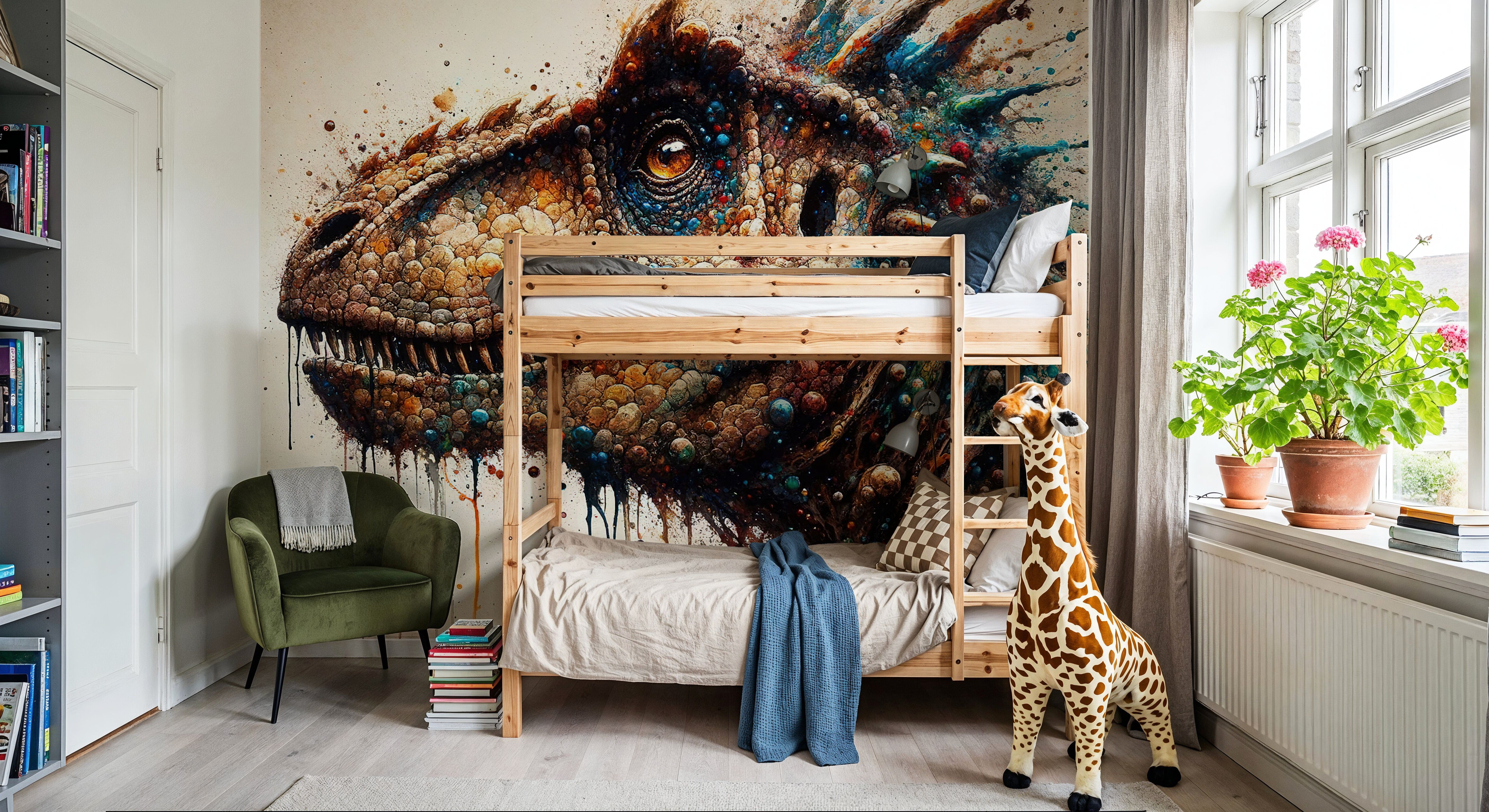 Powerful Dinosaur, Tapet