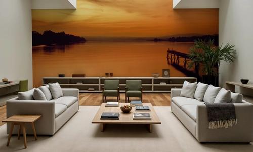 Golden Harbor Sunset