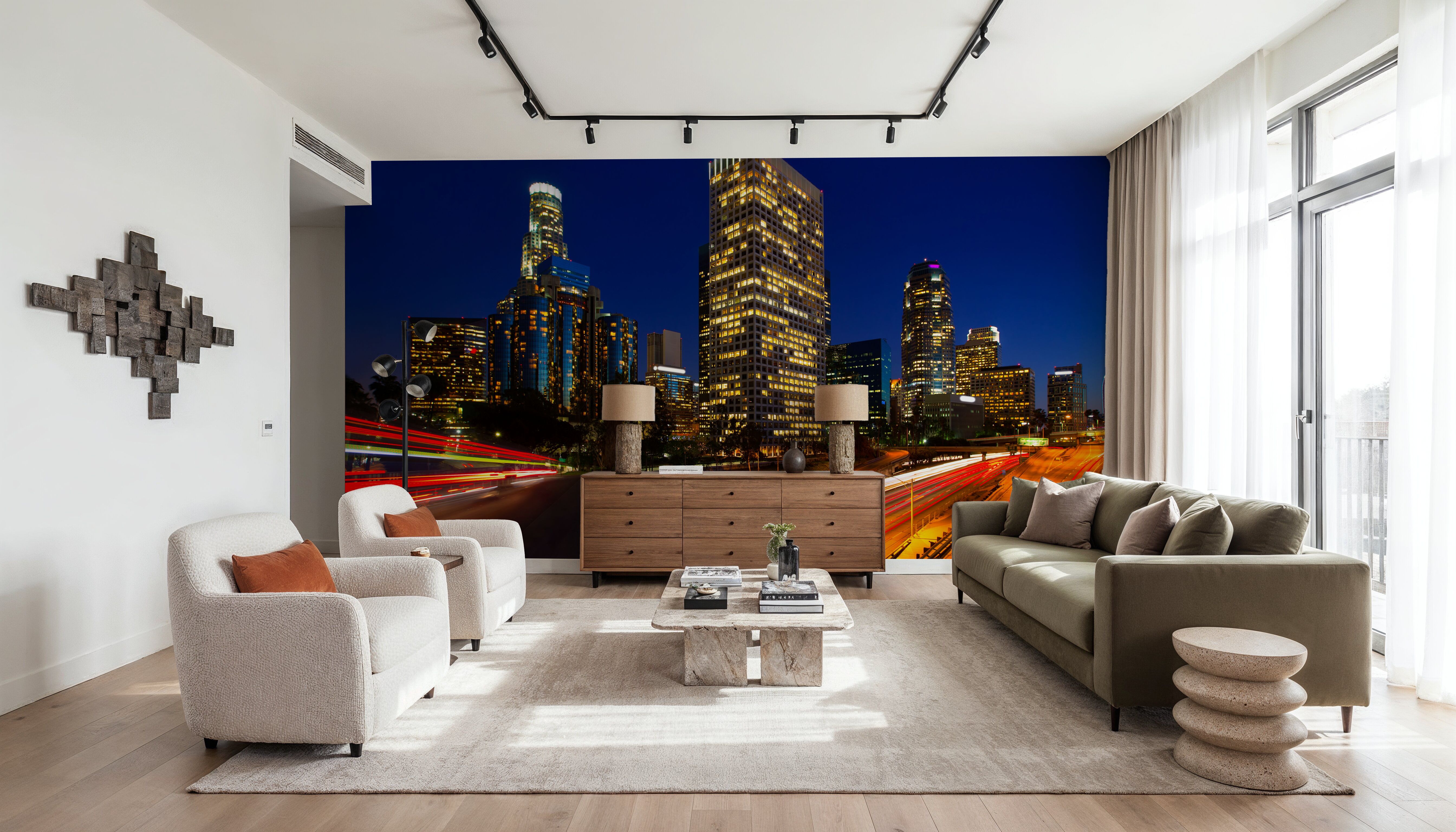 Downtown from the 110 Clear