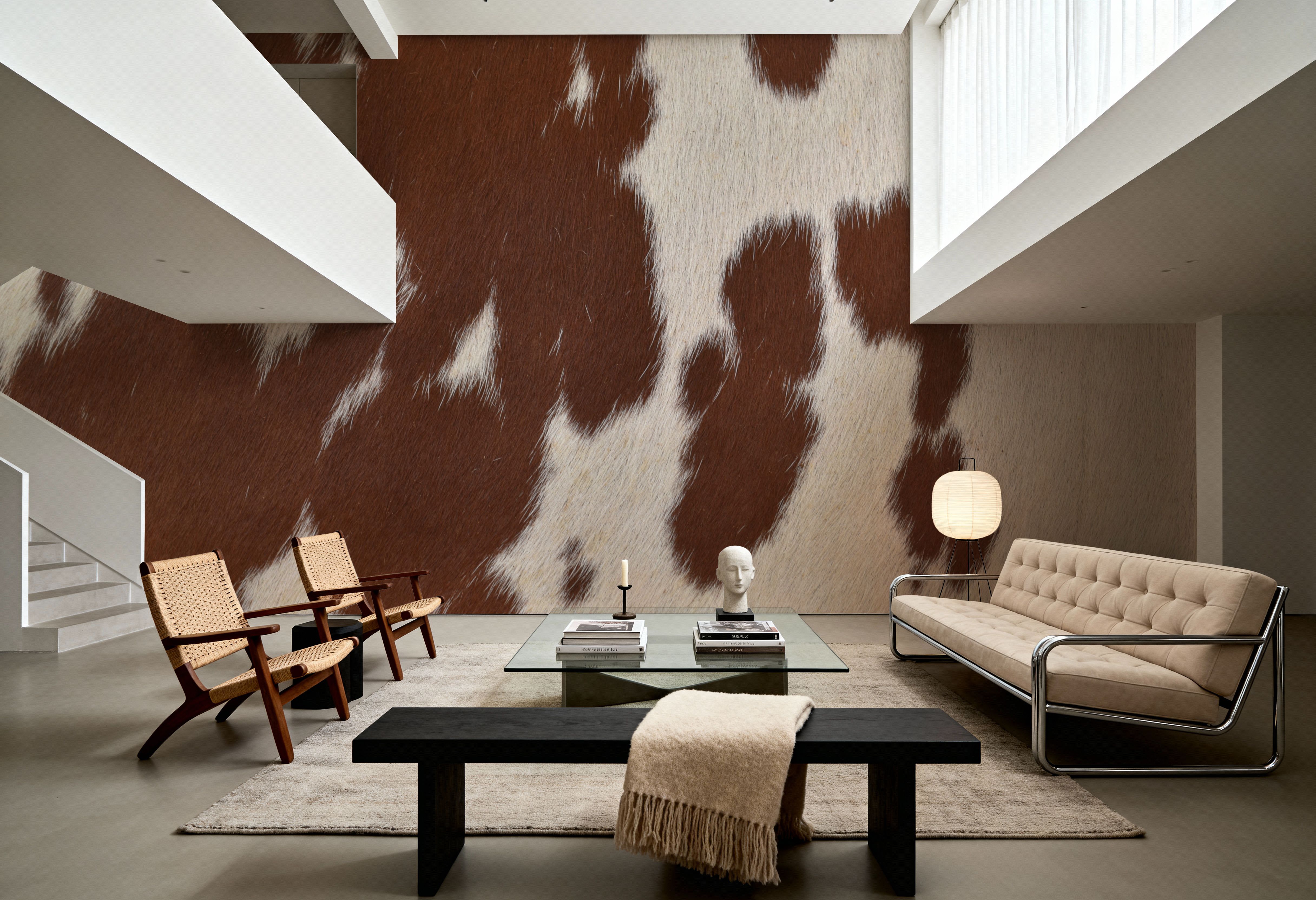 Brown Spotted Cow Hide