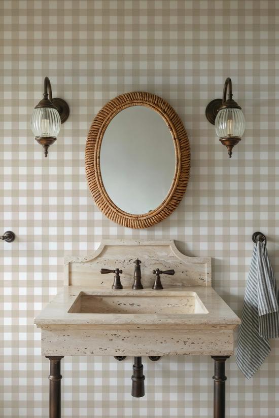 Gingham Sand