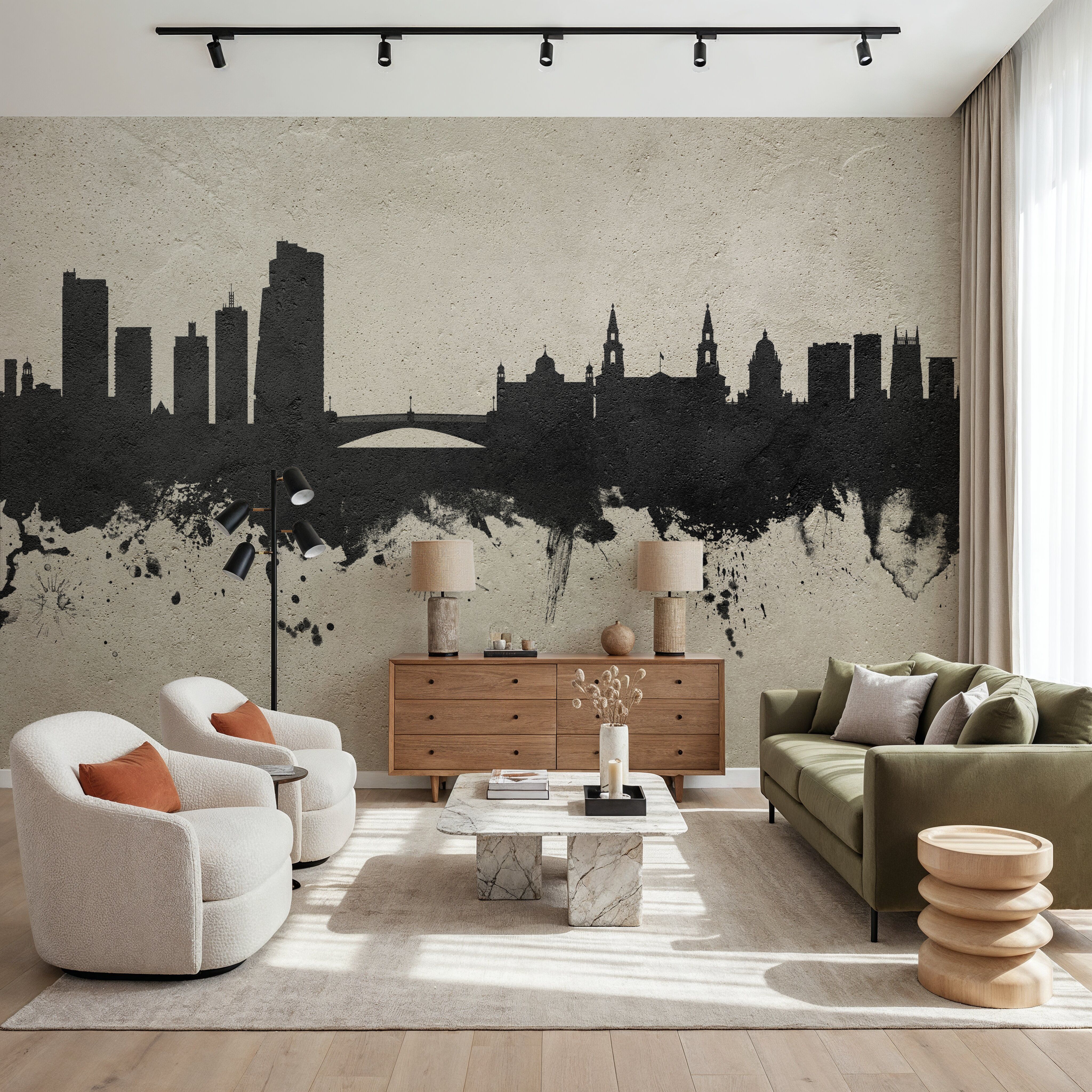 Leeds England Skyline Concrete