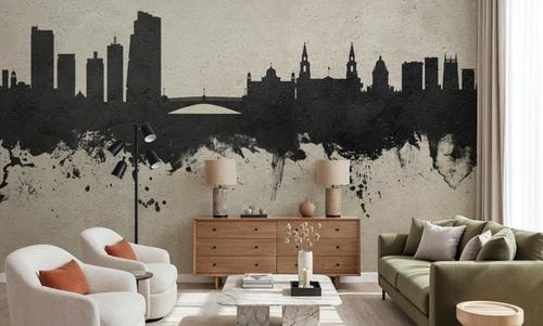 Leeds England Skyline Concrete