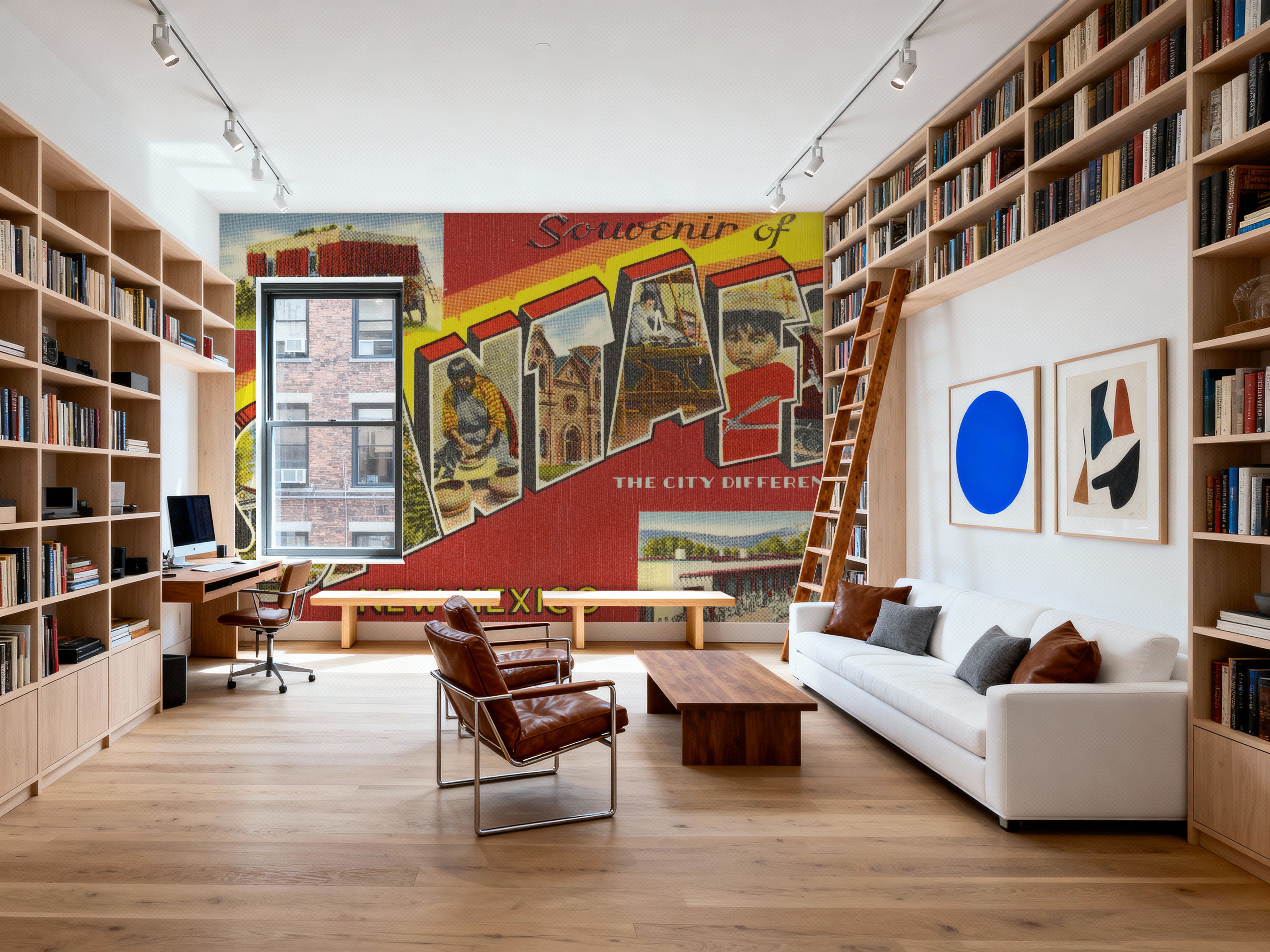 Greetings from Santa Fe - Screenprint Postcard