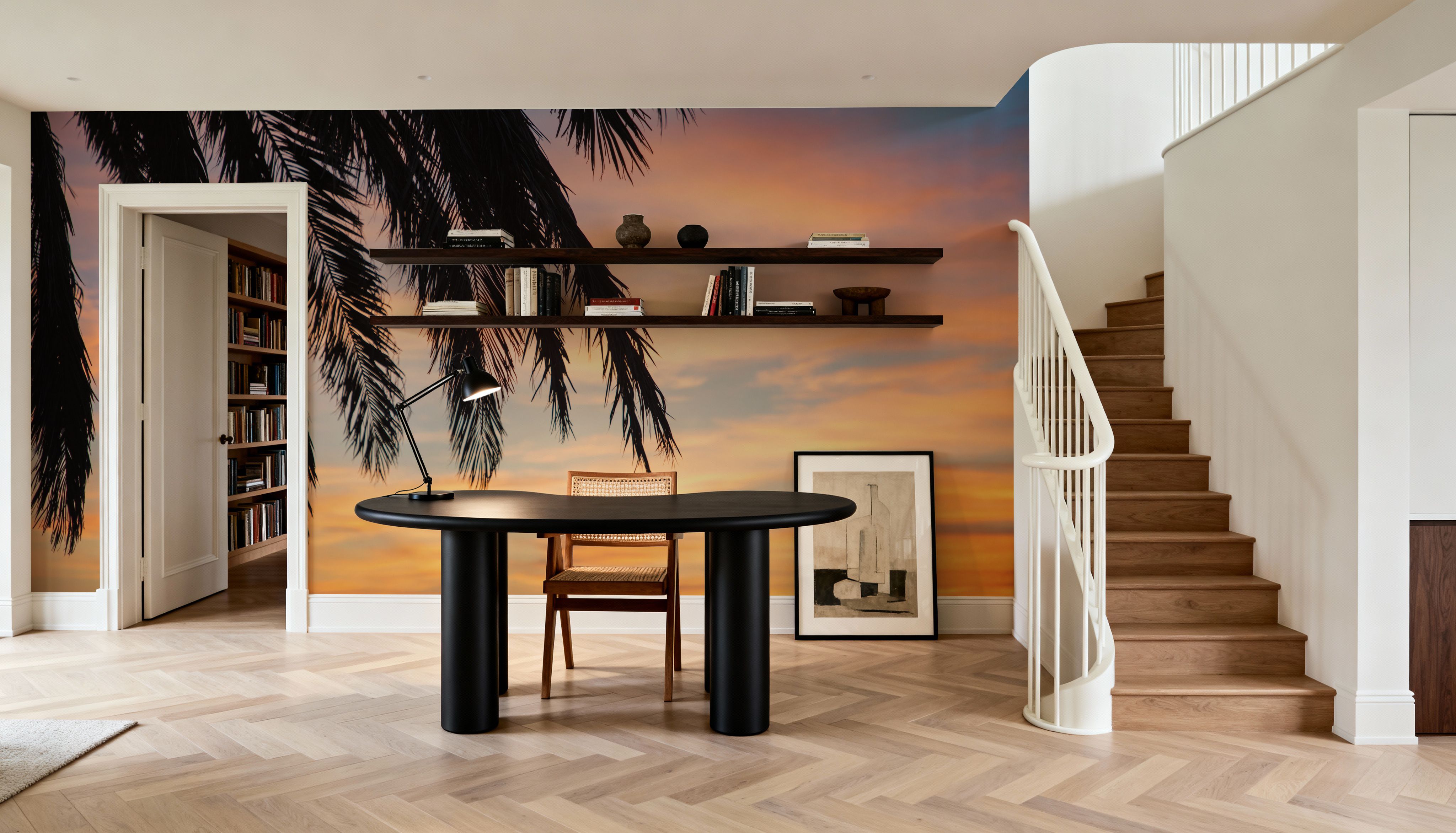 Sunset Palms I