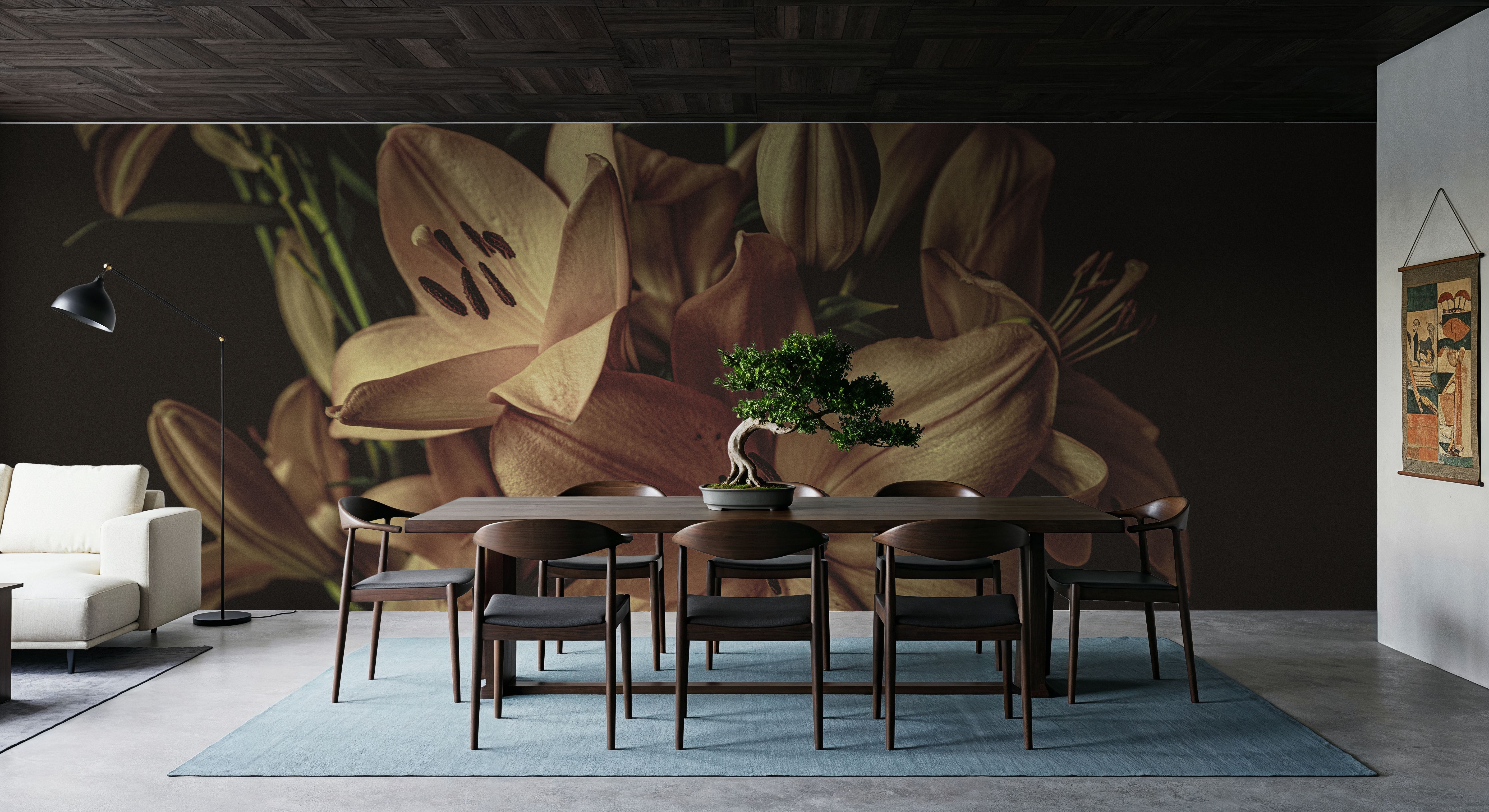 Golden Brown Lilies