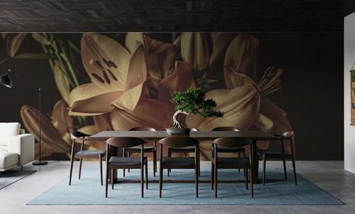 Golden Brown Lilies