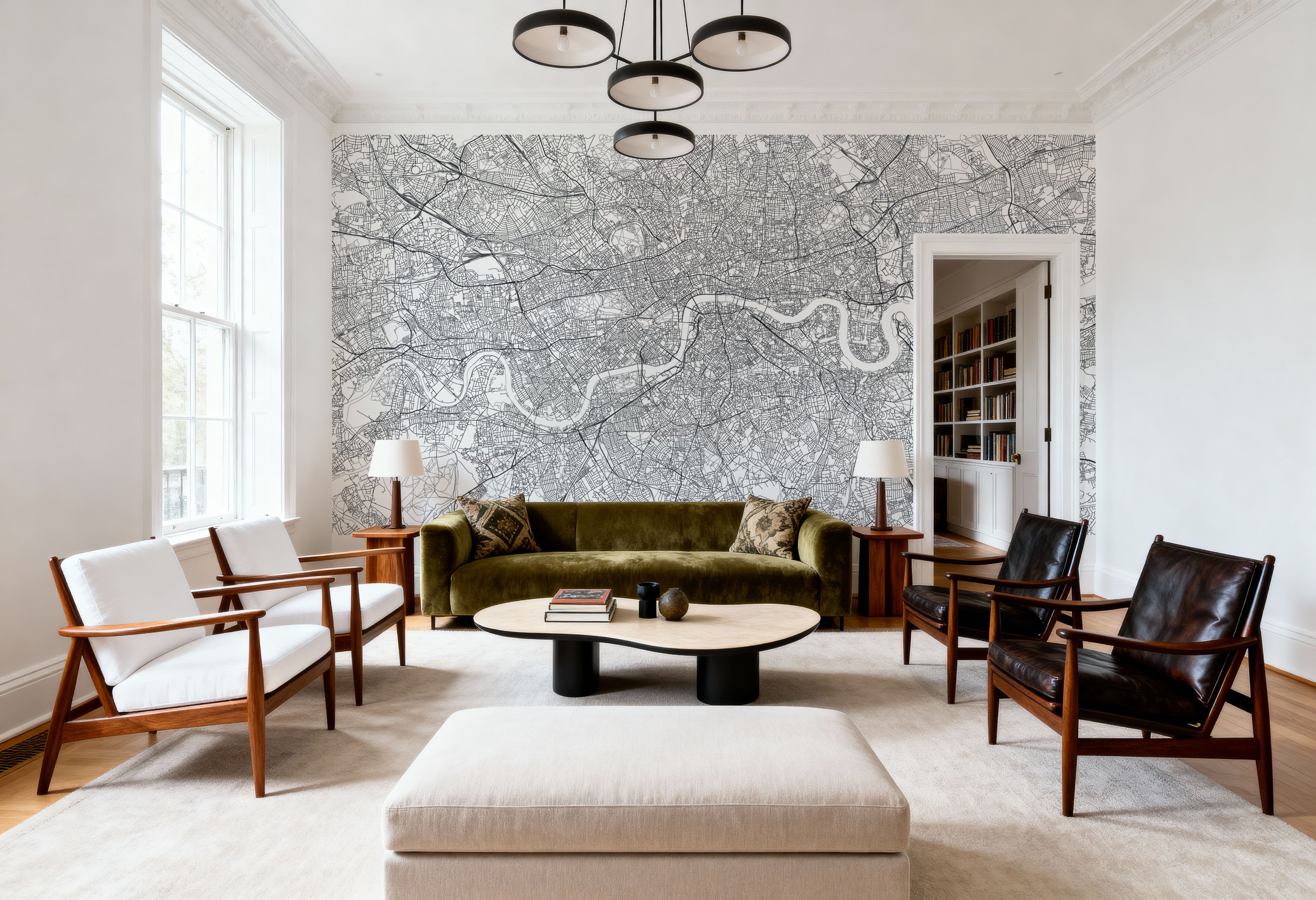 Map of London, Tapeten