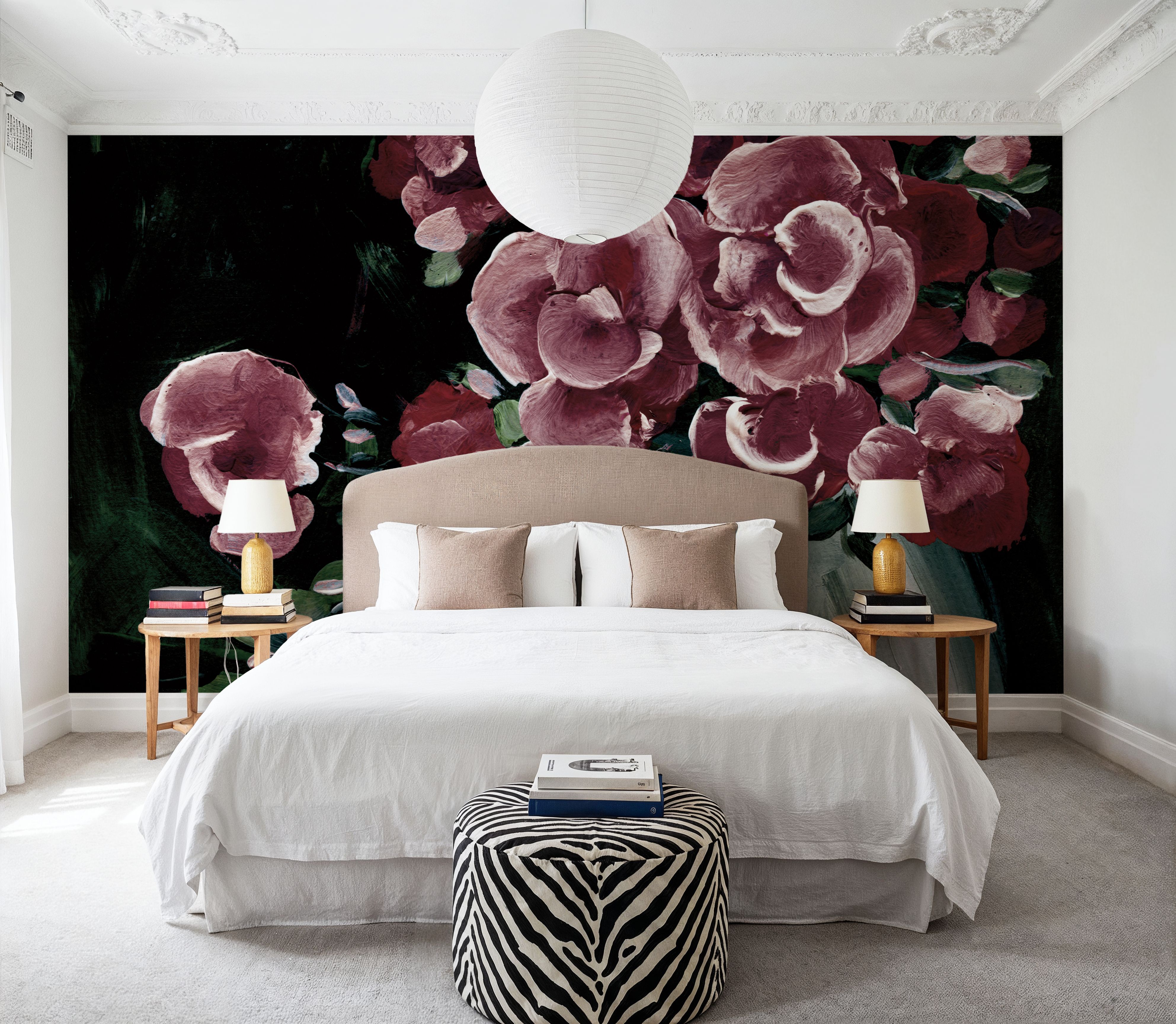Botanical Elegance Burgundy II