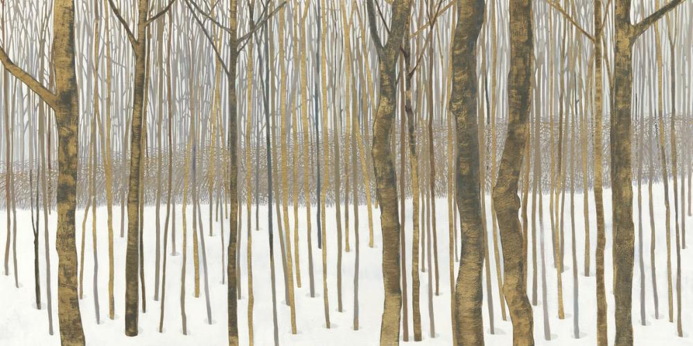 Woods in Winter Gold