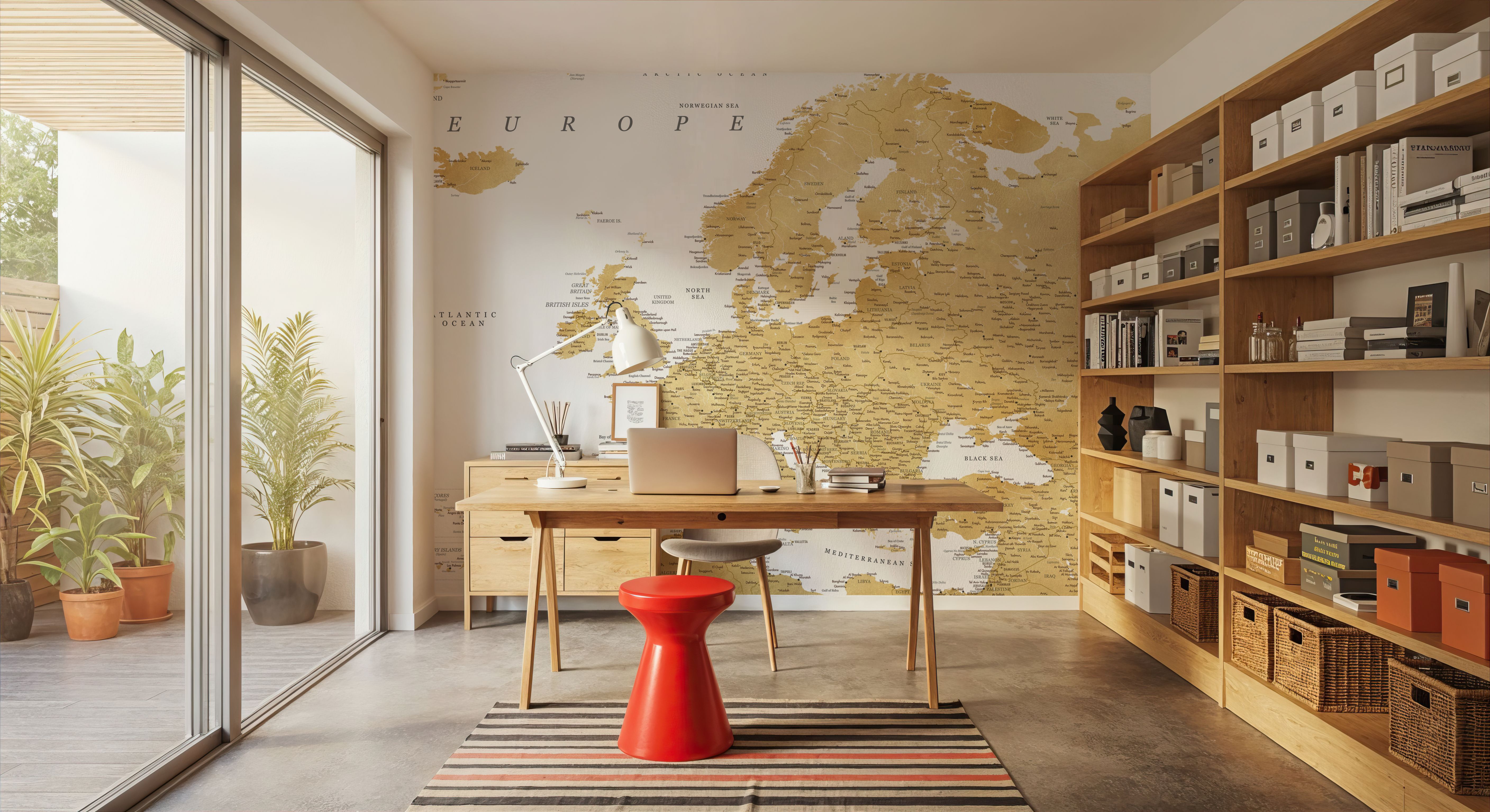 Europe Map Detailed - Rossie
